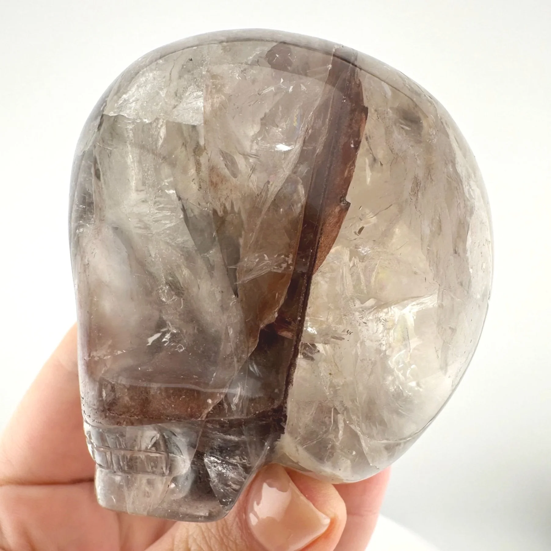 Leandro de Souza Hematoid Quartz Magical Child Skull