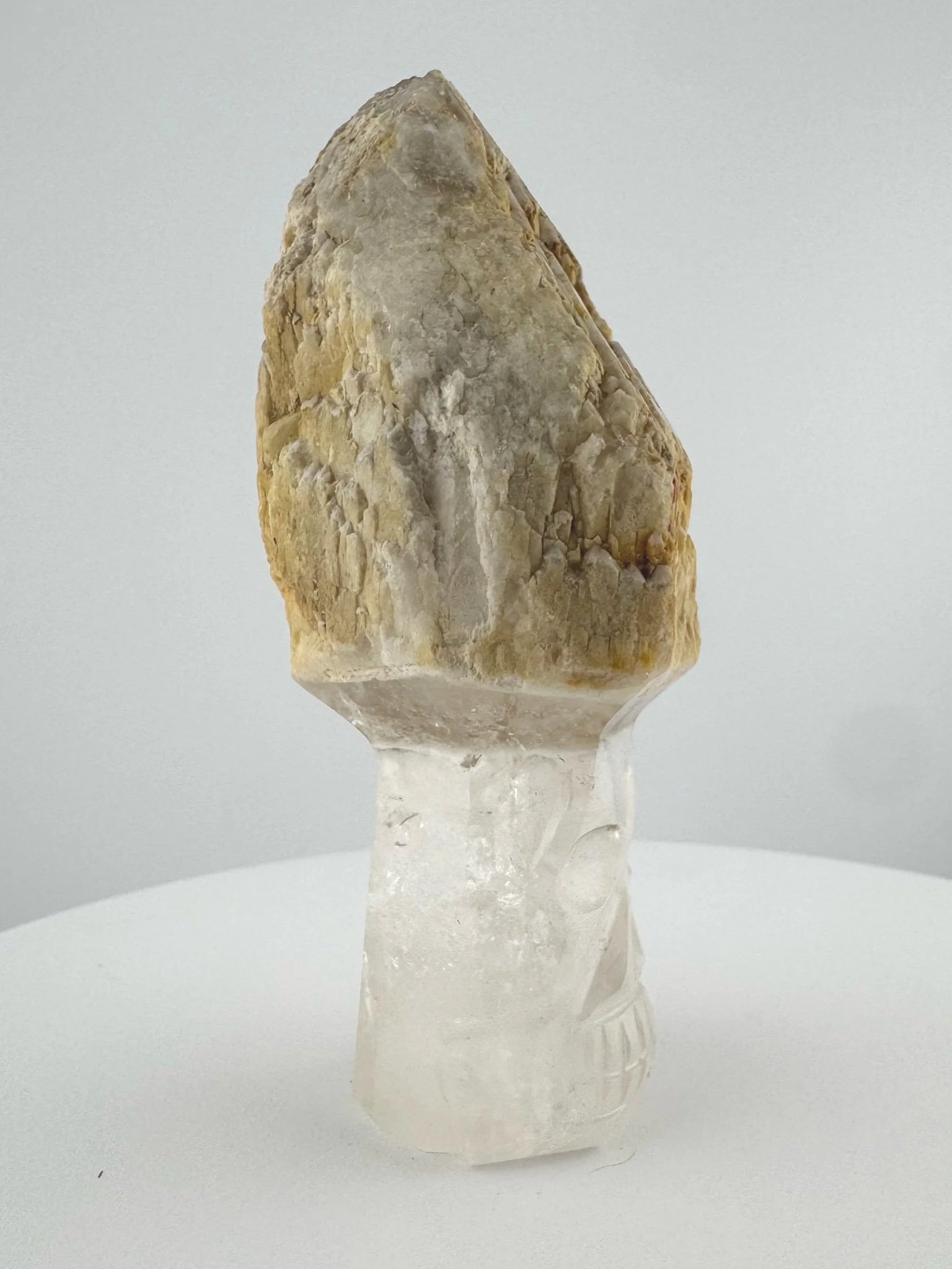 Igor de Souza Candle Quartz Shaman Skull