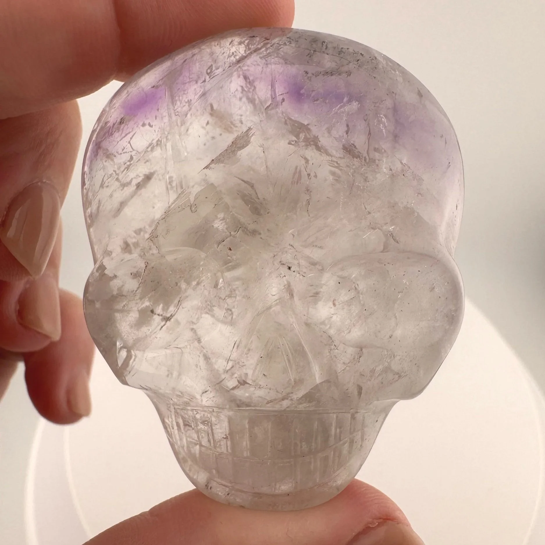 Leandro de Souza Phantom Amethyst Magical Child Palm Skull