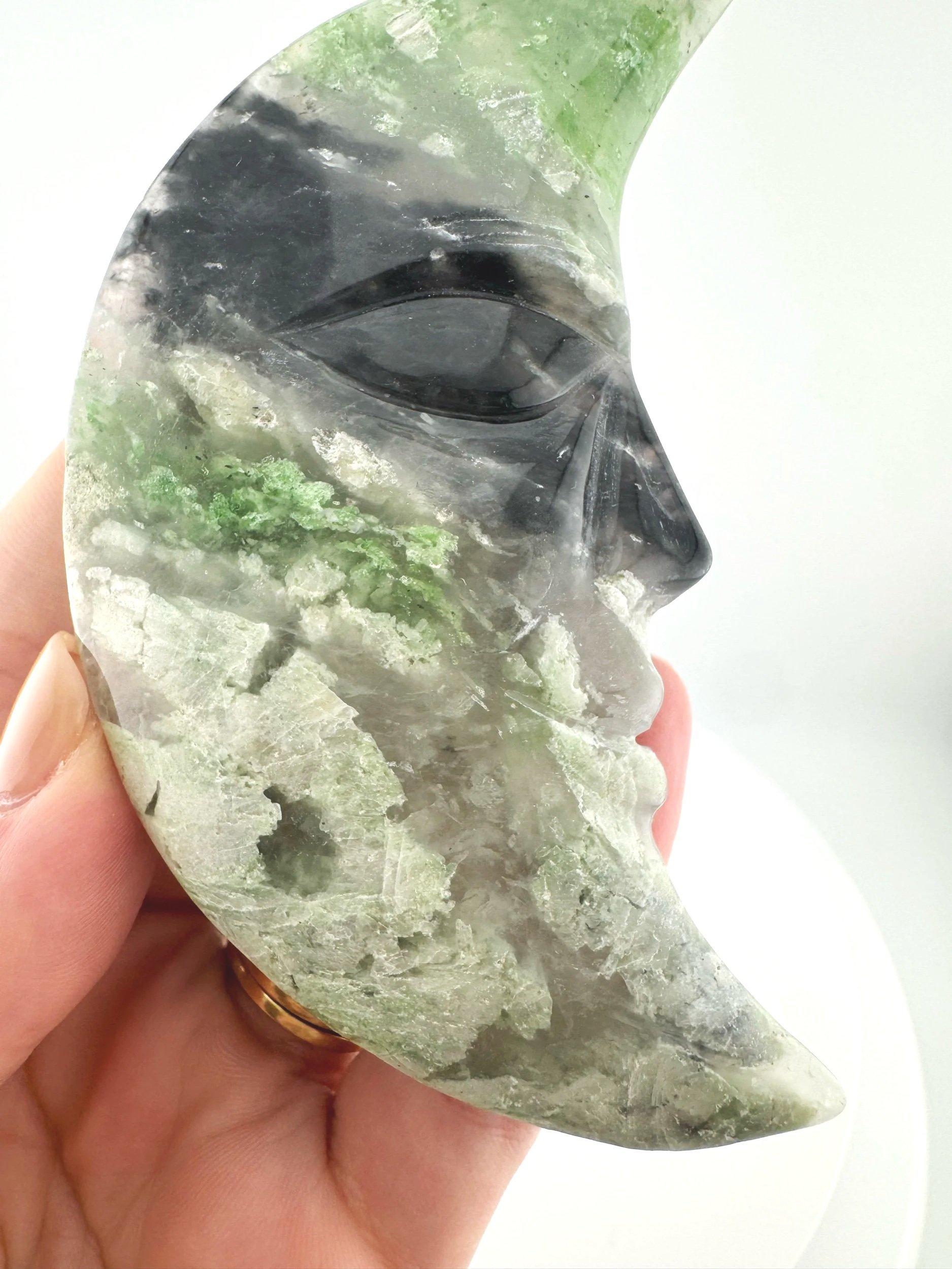 Leandro de Souza Chlorite Chalcedony Moon