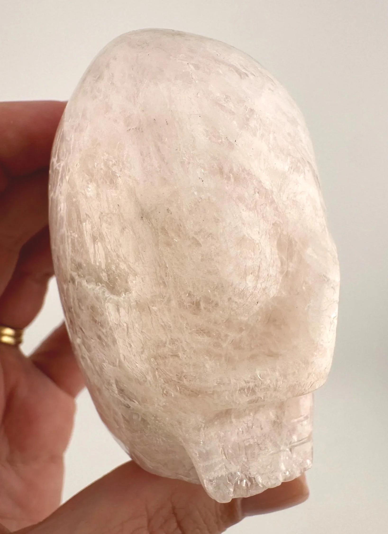 Leandro de Souza Morganite Shaman Skull