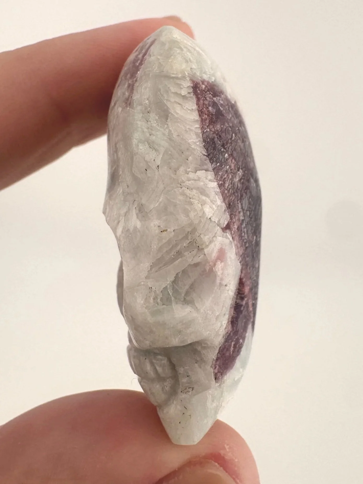 Leandro de Souza Paraiba Tourmaline in Feldspar Palm Skull