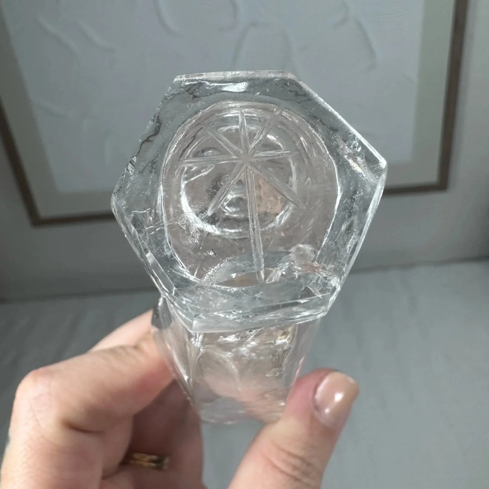 Leandro de Souza Cathedral Quartz Mother Mary Wand