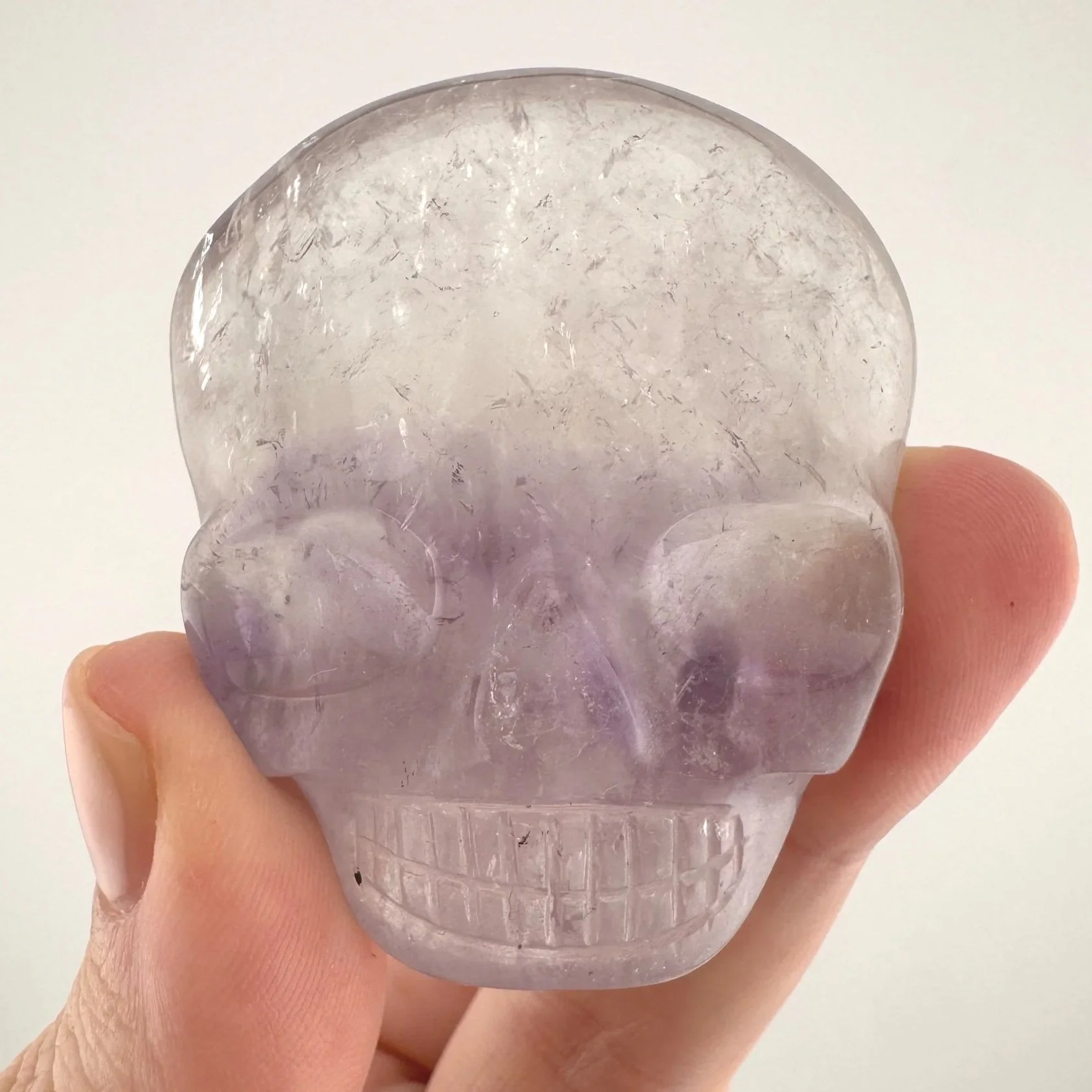 Leandro de Souza Phantom Amethyst Magical Child Palm Skull