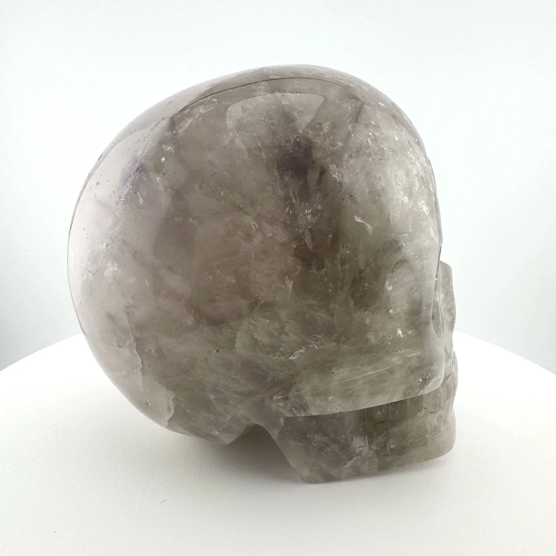 Leandro de Souza Smoky Elestial Trapiche Phantom Amethyst Skull