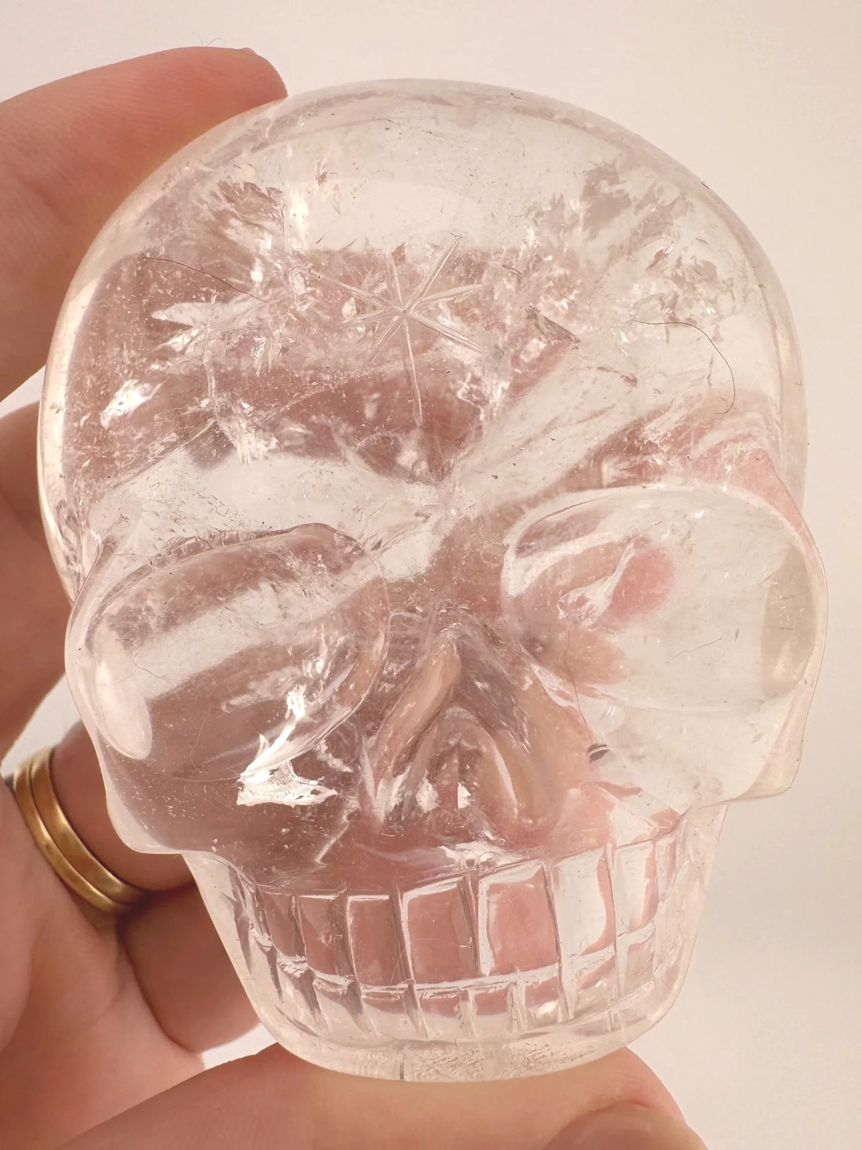Leandro de Souza Sirius Quartz Magical Child Palm Skull