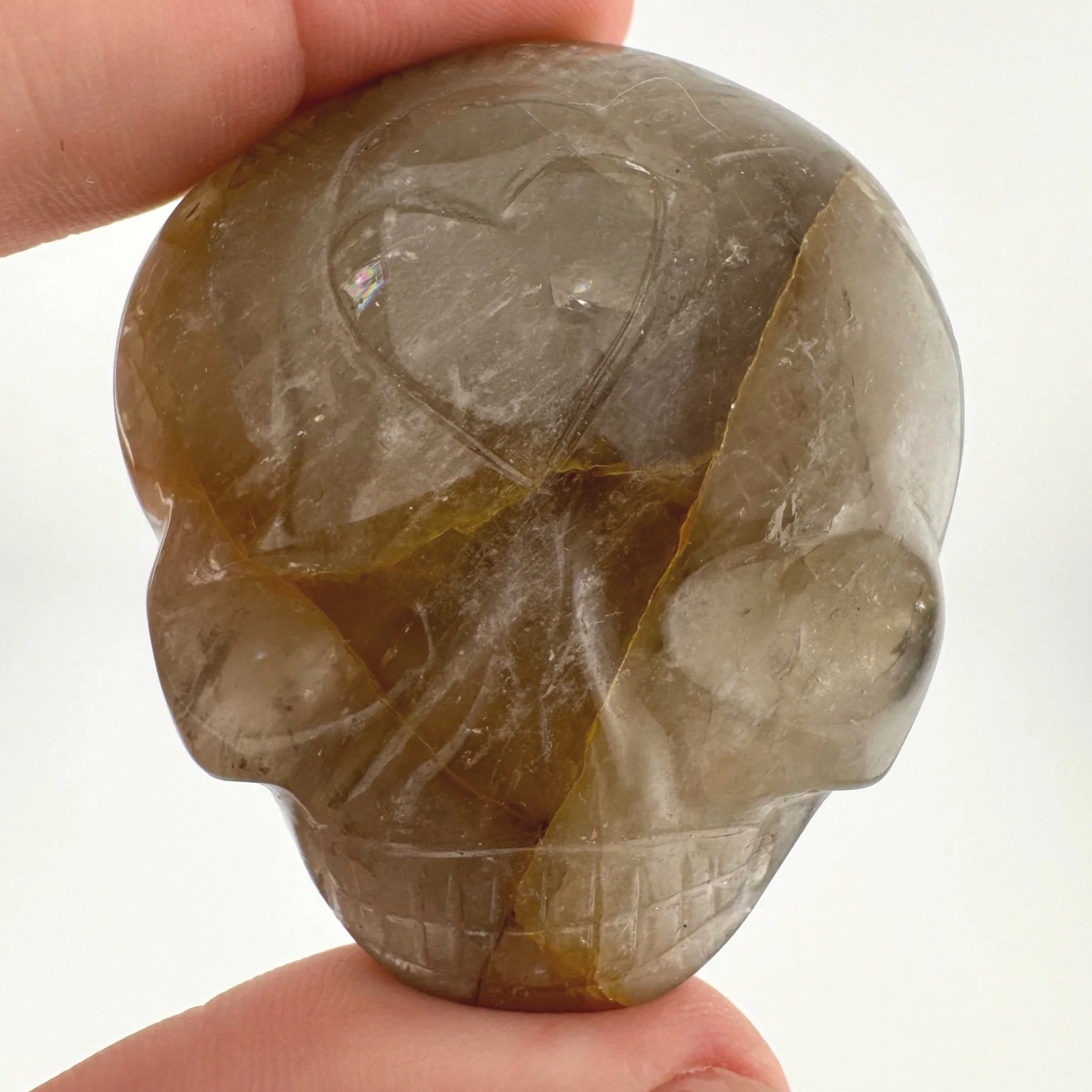 Leandro de Souza Smoky Golden Healer Palm Skull