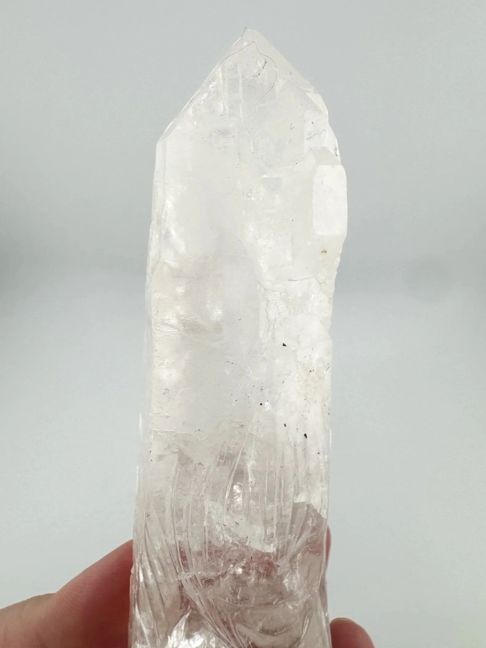 Leandro de Souza Cathedral Quartz Jesus Wand