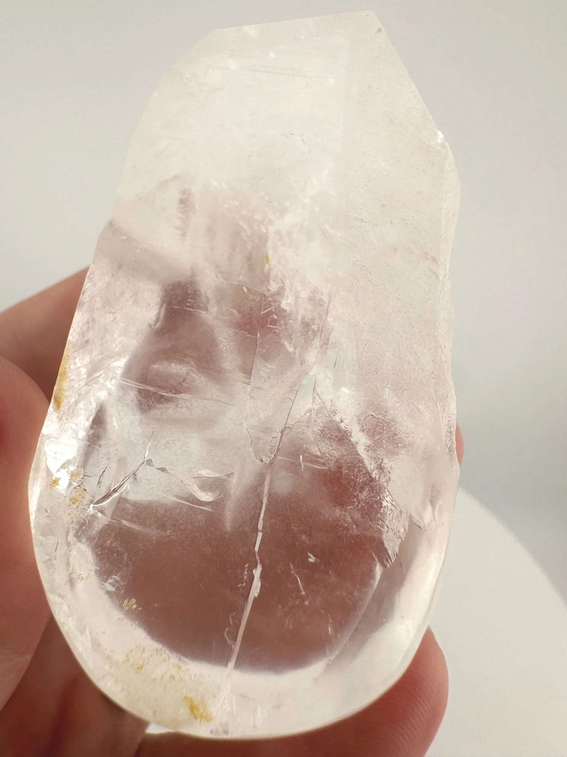 Leandro de Souza Cathedral Quartz Shaman Skull Wand
