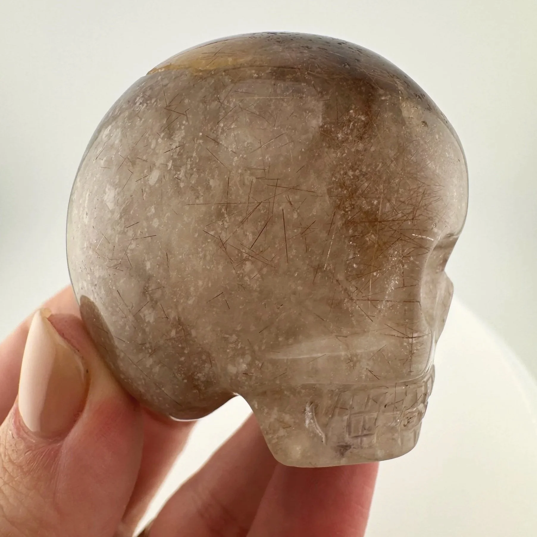 Leandro de Souza Red Rutile Magical Child Skull