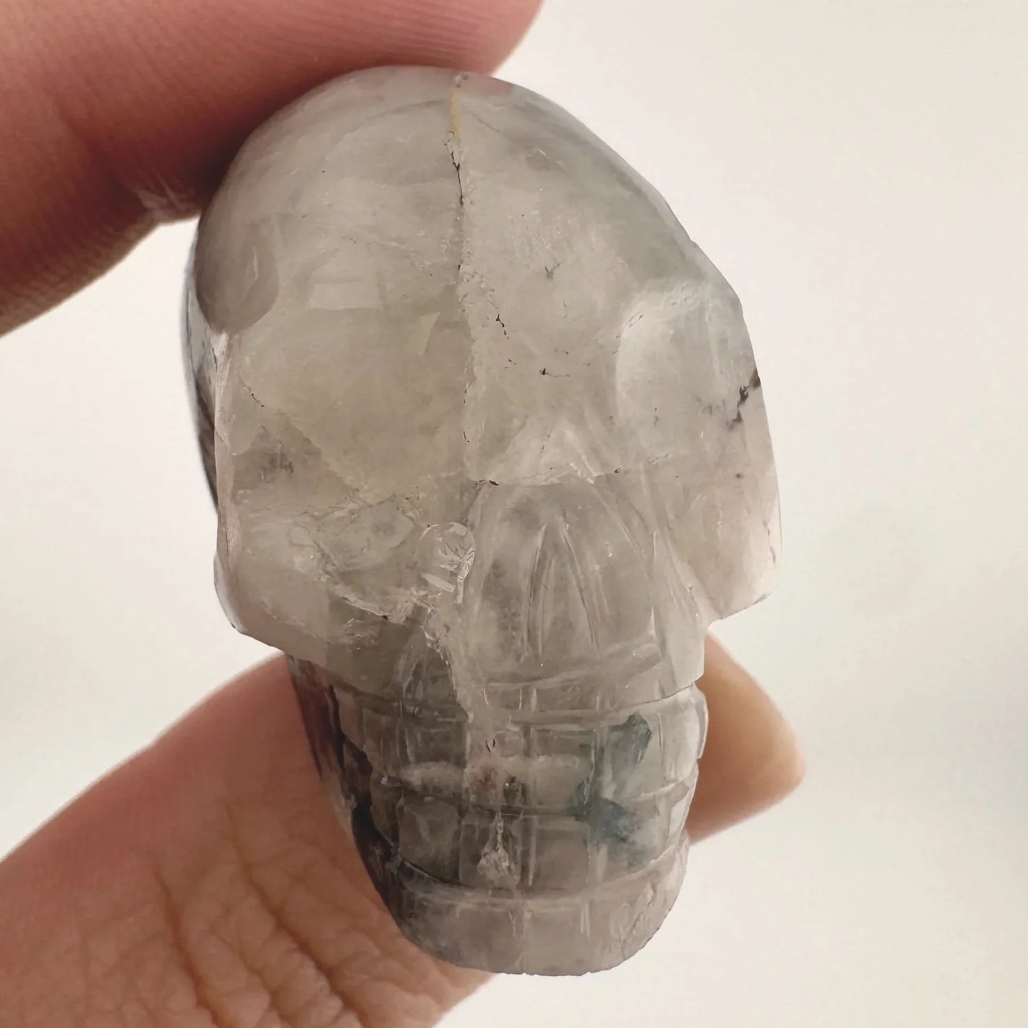 Igor de Souza Paraiba Tourmaline in Feldspar Skull