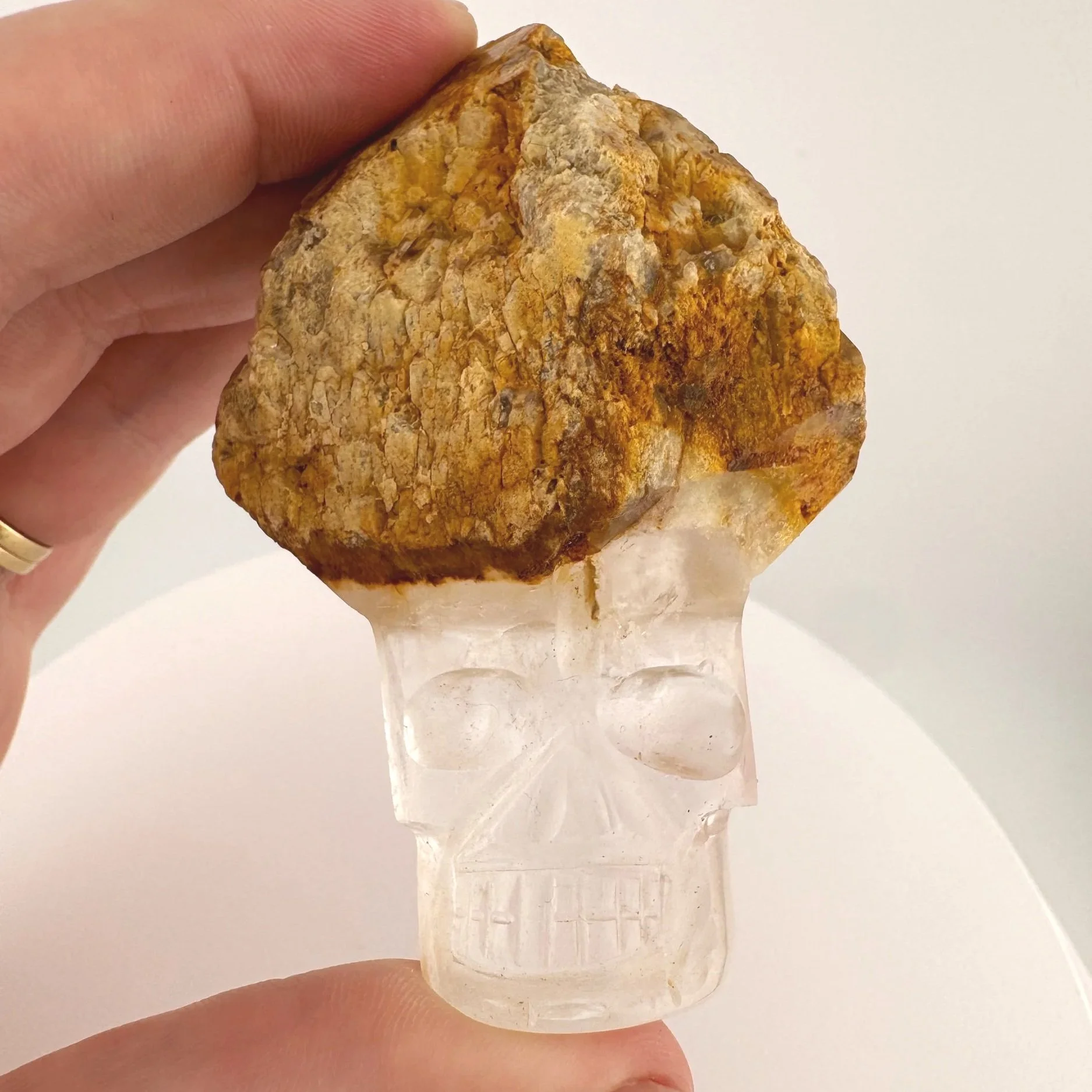 Igor de Souza Candle Quartz Shaman Skull