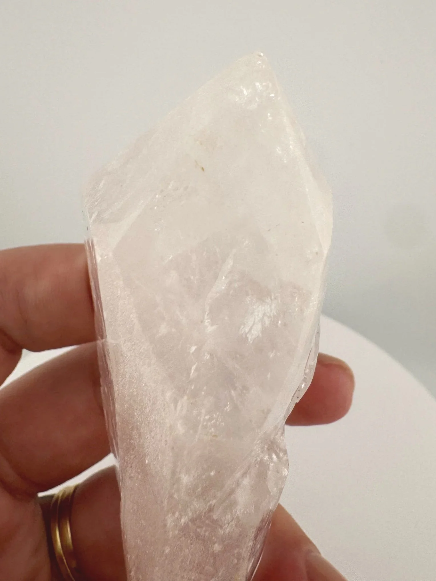 Leandro de Souza Cathedral Quartz Shaman Skull Wand
