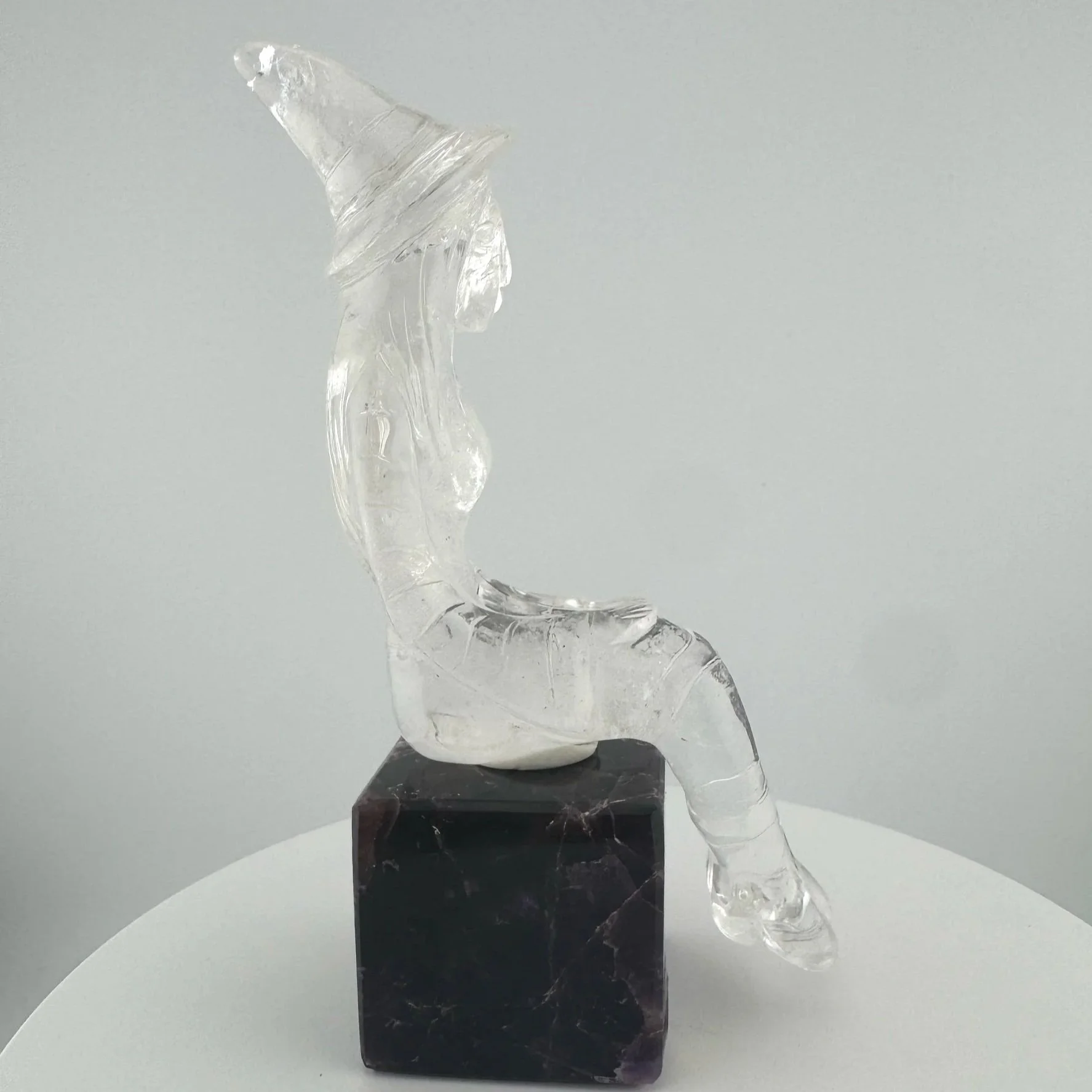 Leandro de Souza Cathedral Quartz Witch Carving