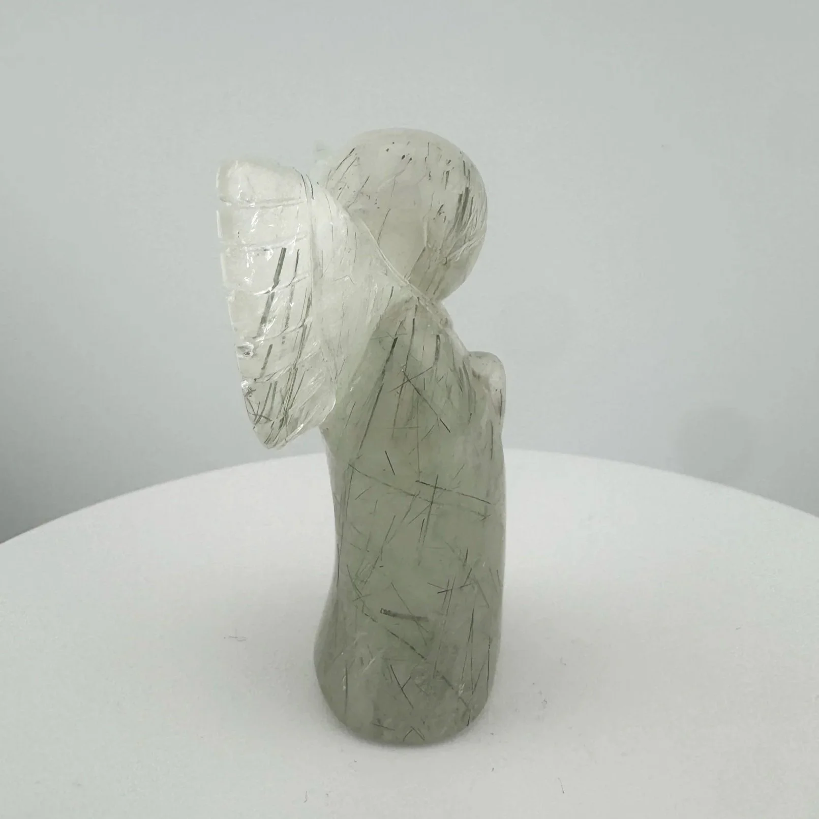 Leandro de Souza Epidote in Quartz Angel