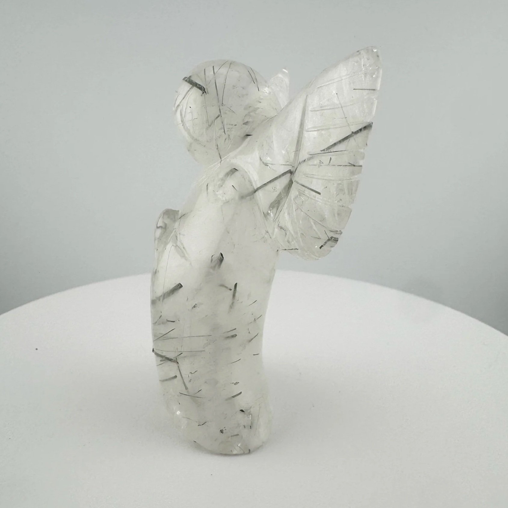 Leandro de Souza Epidote in Quartz Angel