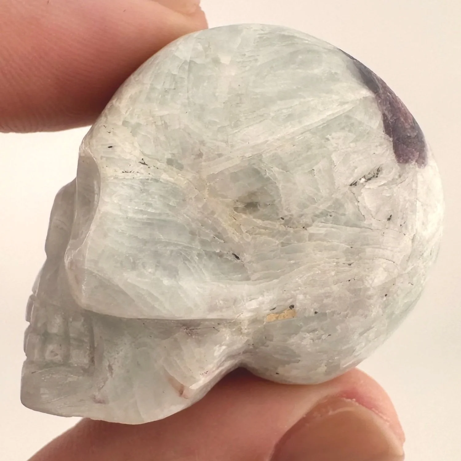 Leandro de Souza Tourmaline in Feldspar Skull