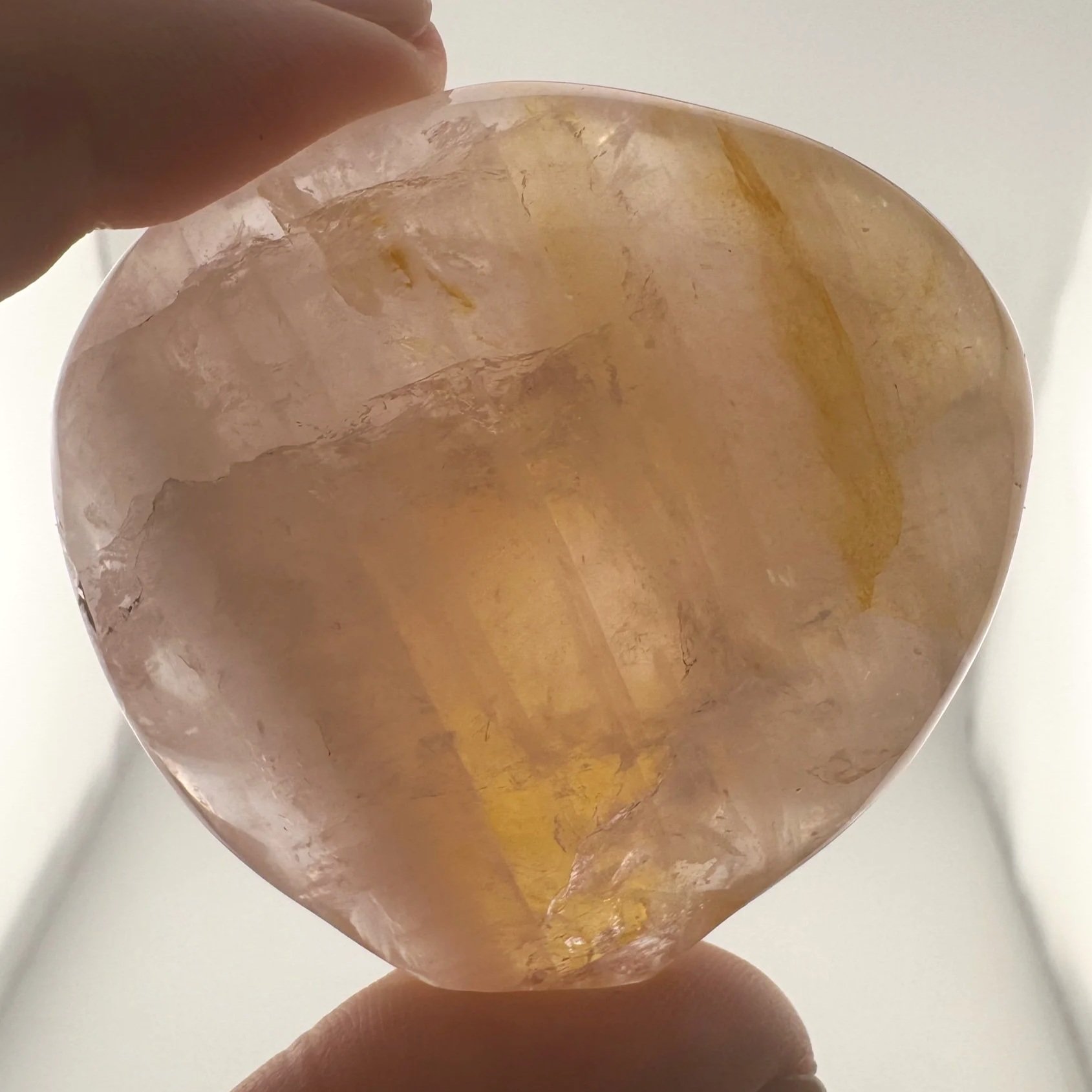 Leandro de Souza Rose Quartz Golden Healer Star Being Palm Skull