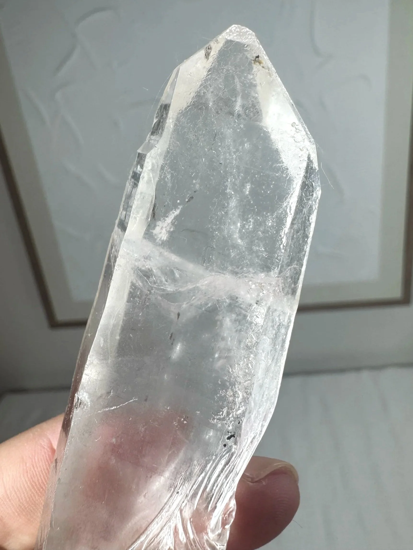 Leandro de Souza Cathedral Quartz Jesus Wand