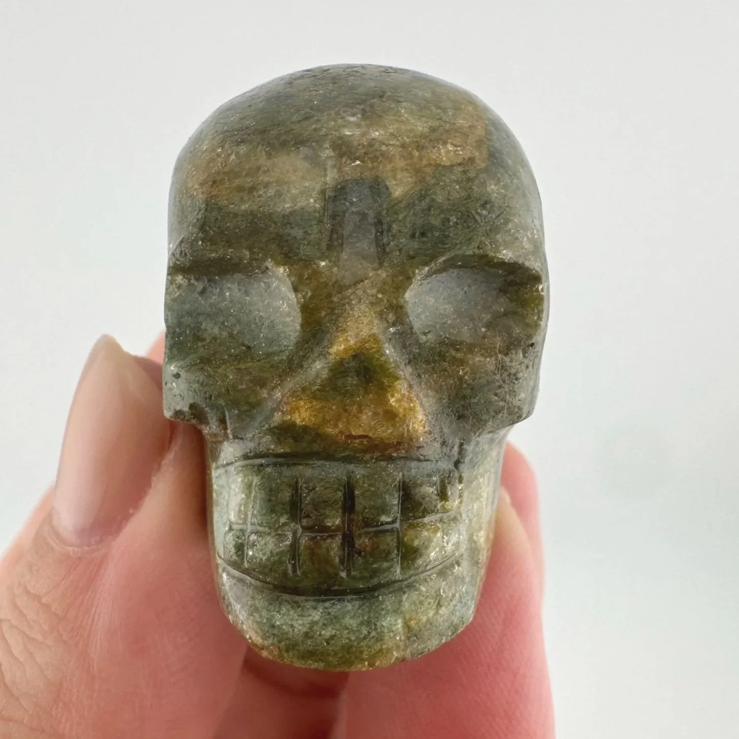 Igor de Souza Green Epidote Skull
