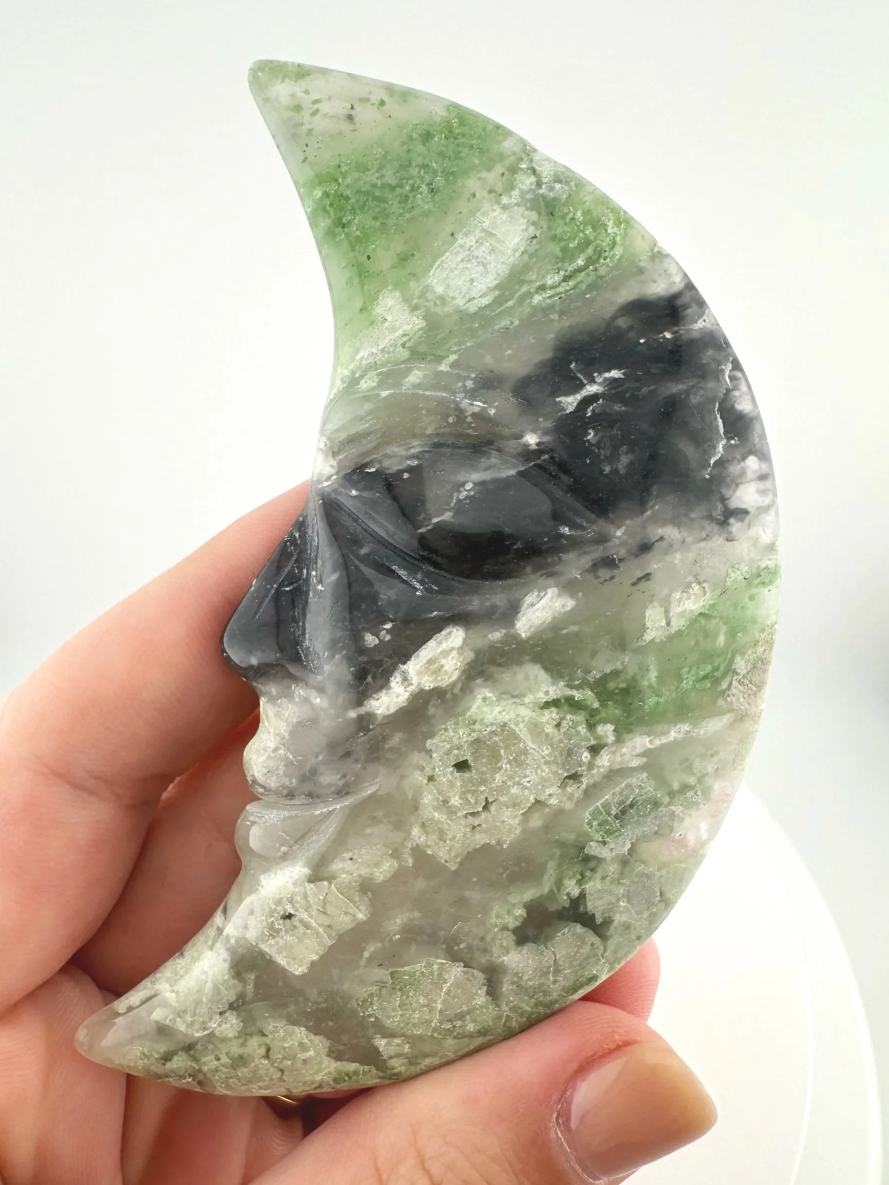 Leandro de Souza Chlorite Chalcedony Moon