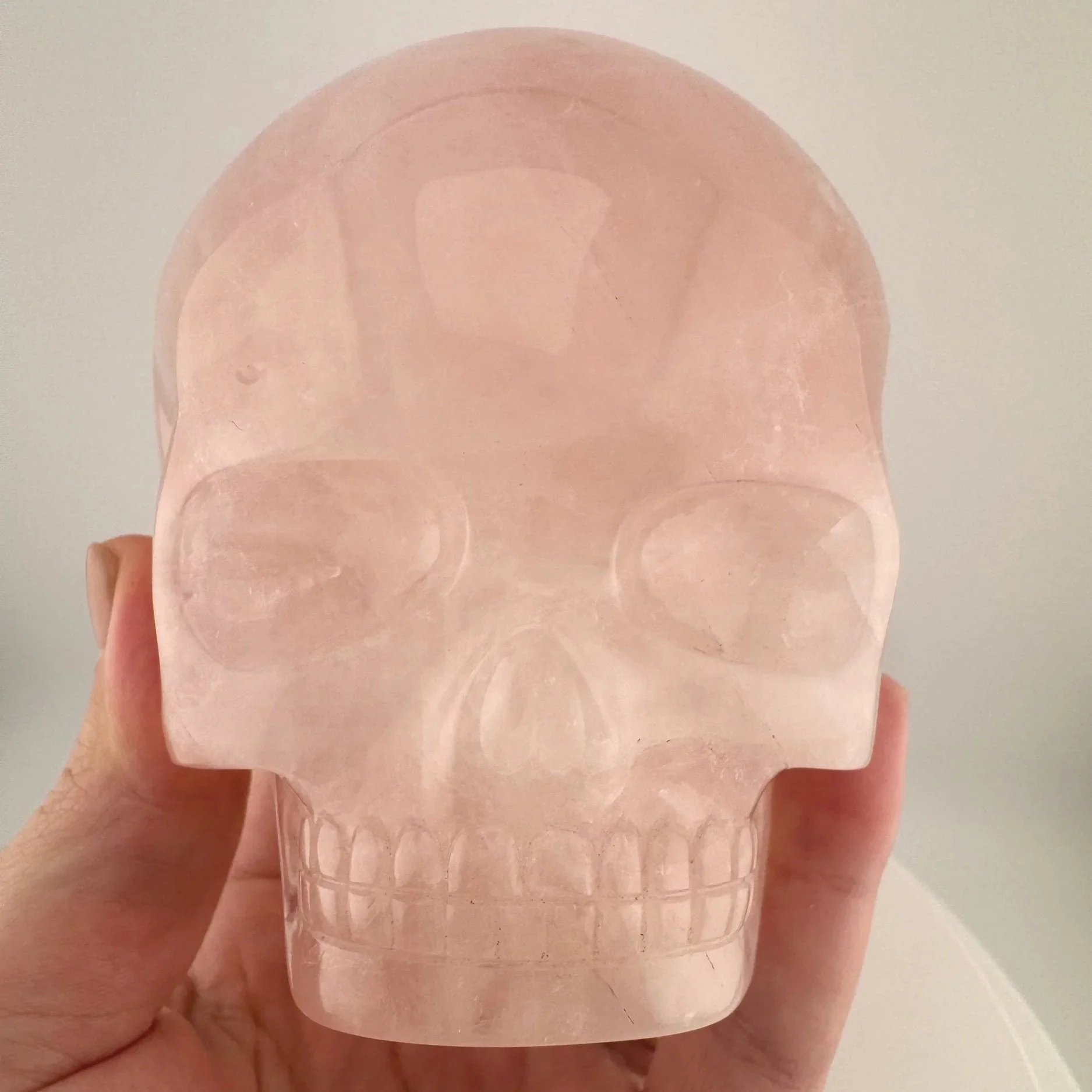 Leandro de Souza Rose Quartz Magical Child Skull