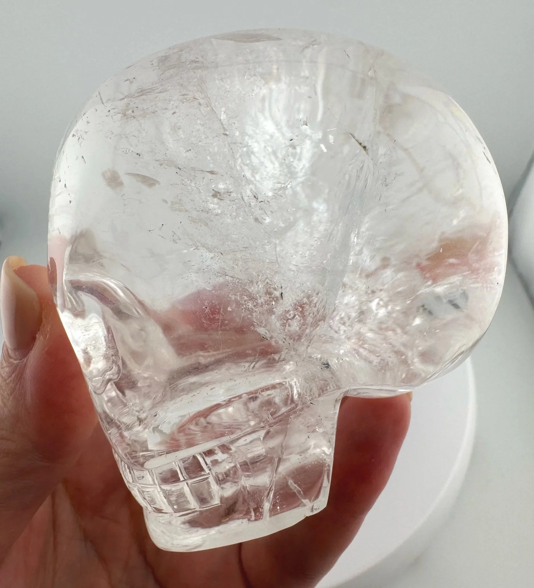 Leandro de Souza Rutile in Quartz Skull