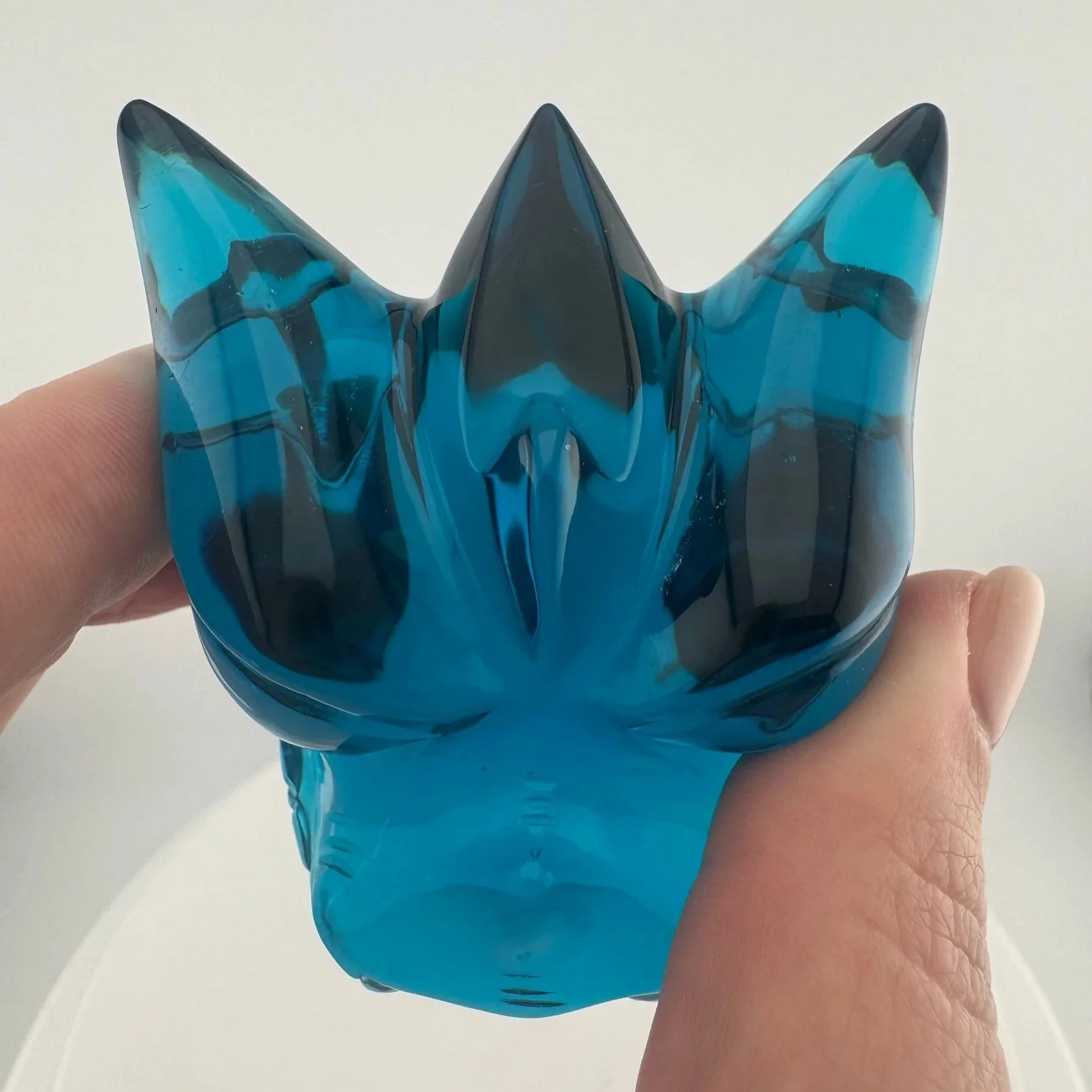 Leandro de Souza Blue Obsidian Dragon Skull