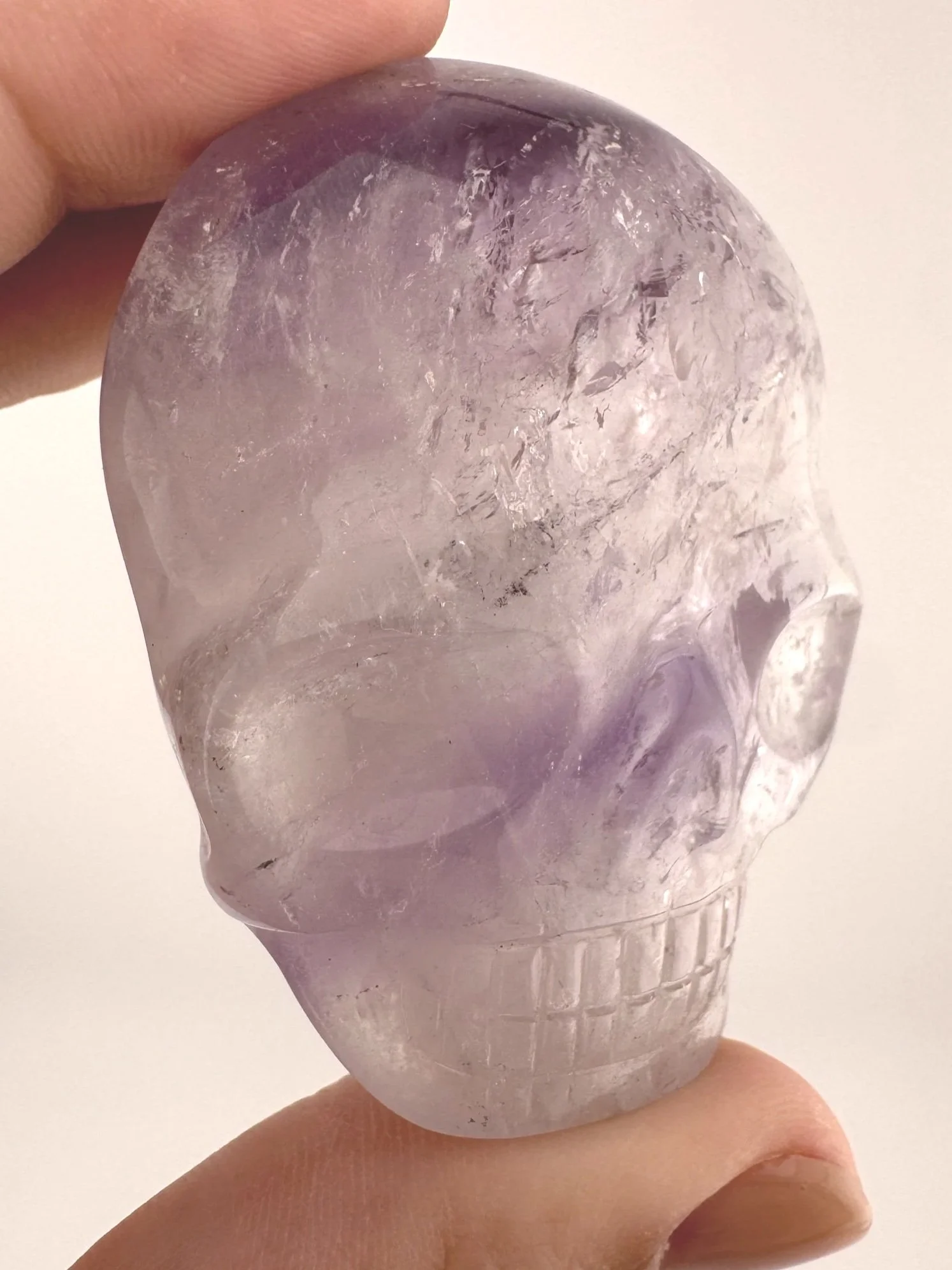 Leandro de Souza Phantom Amethyst Magical Child Palm Skull