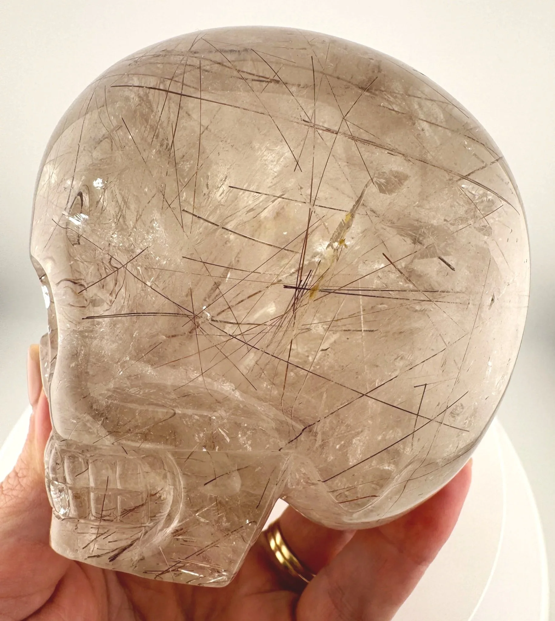 Leandro de Souza Red Rutile in Quartz Magical Child