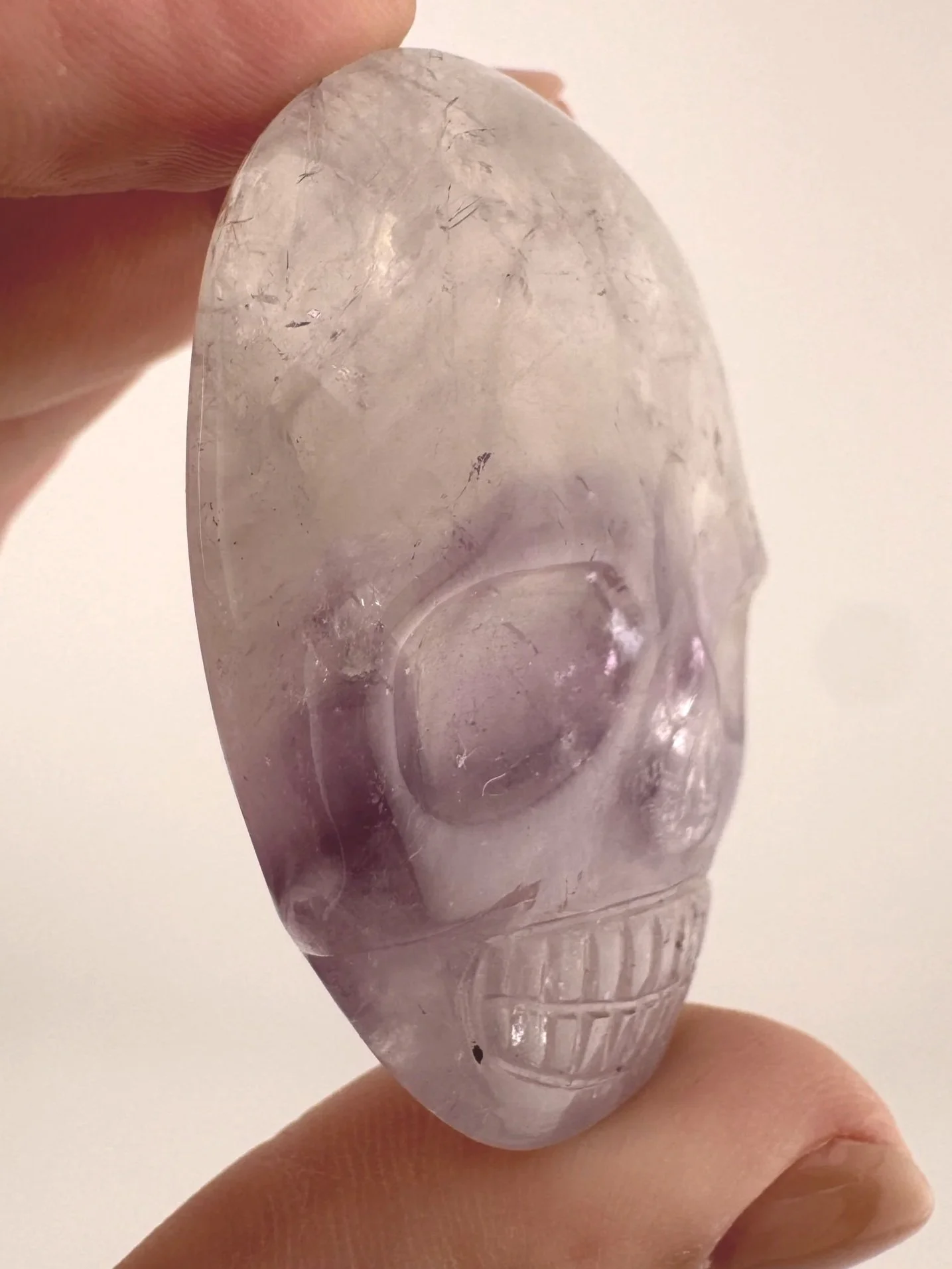 Leandro de Souza Phantom Amethyst Magical Child Palm Skull