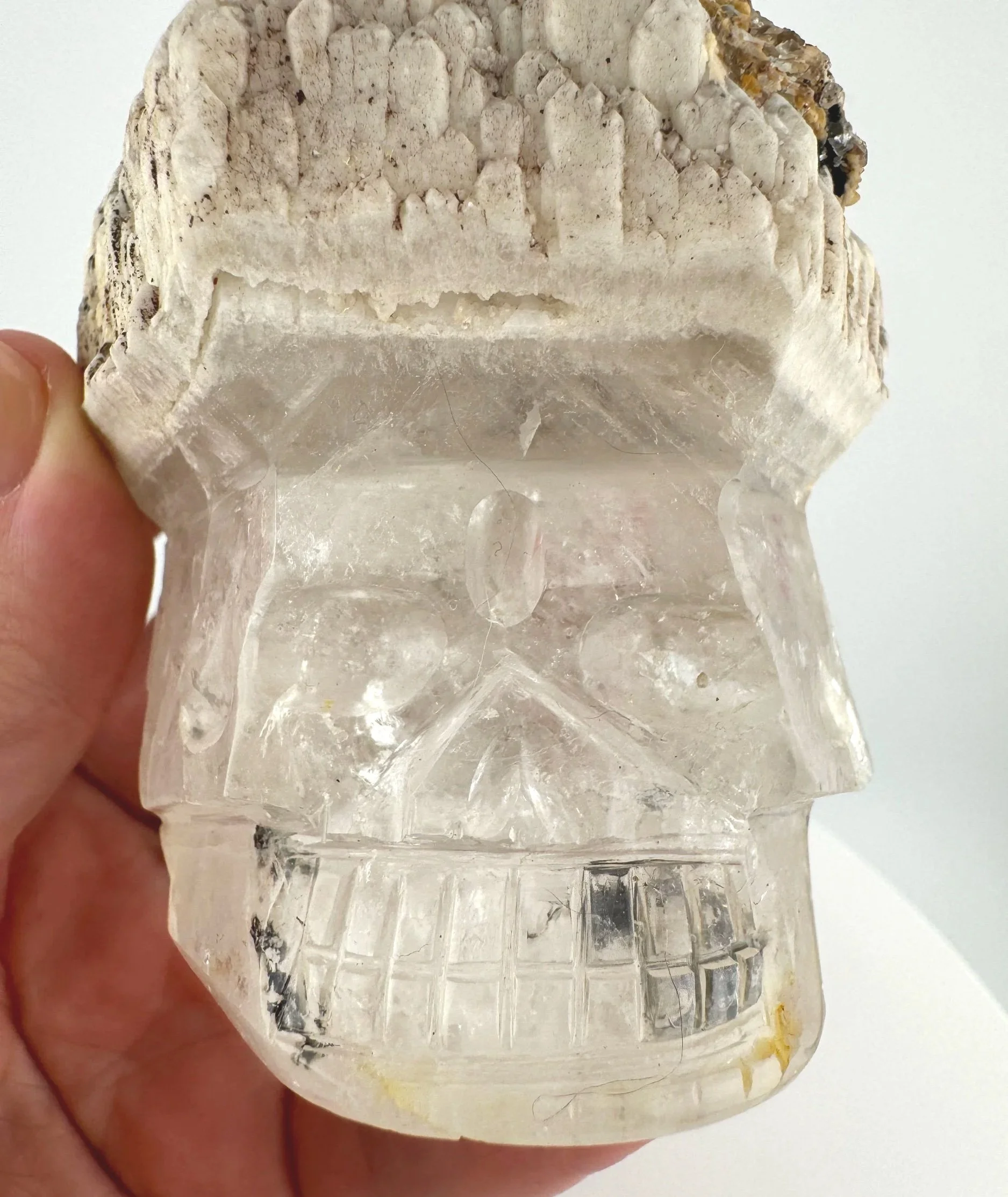 Igor de Souza Candle Quartz Shaman Skull