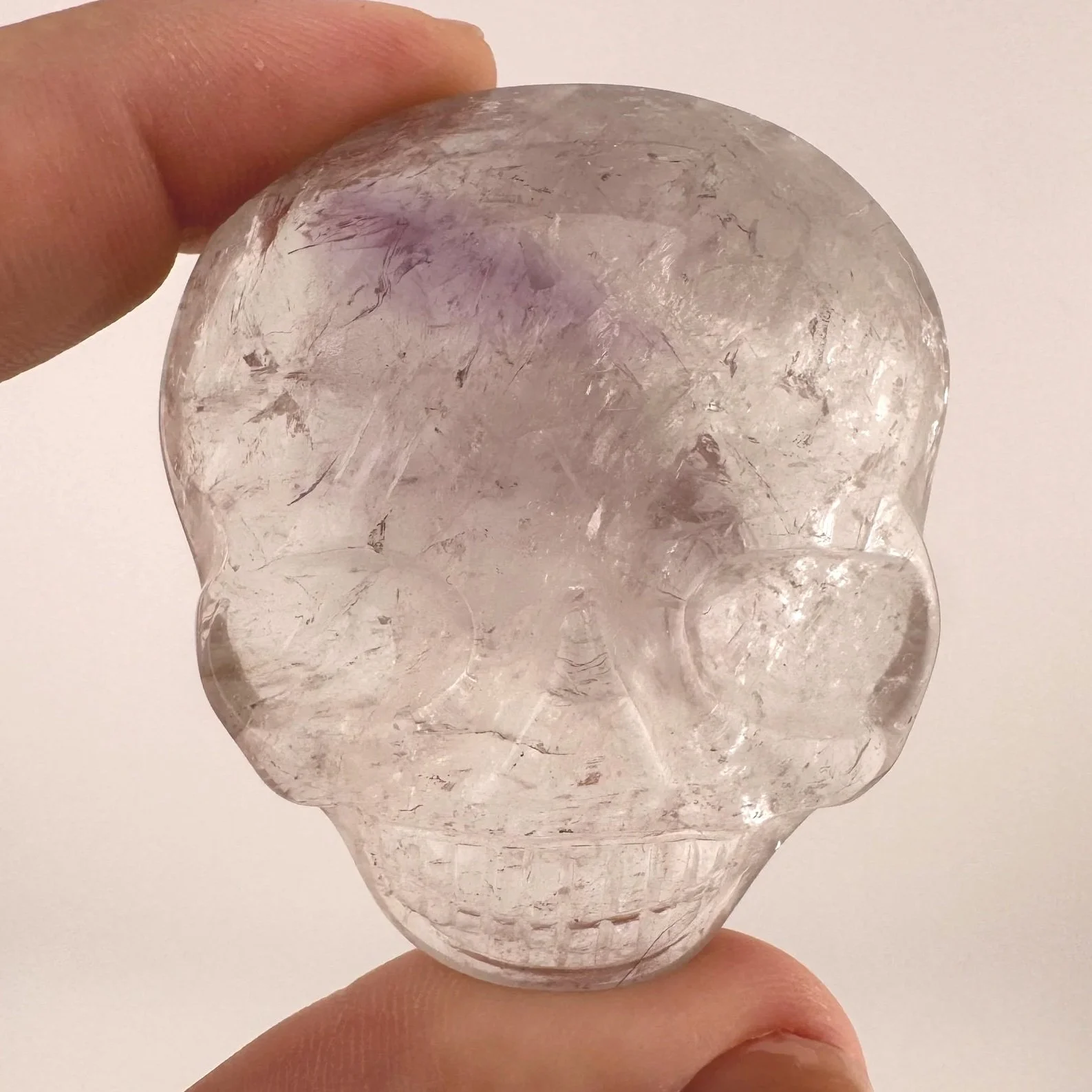 Leandro de Souza Phantom Amethyst Magical Child Palm Skull