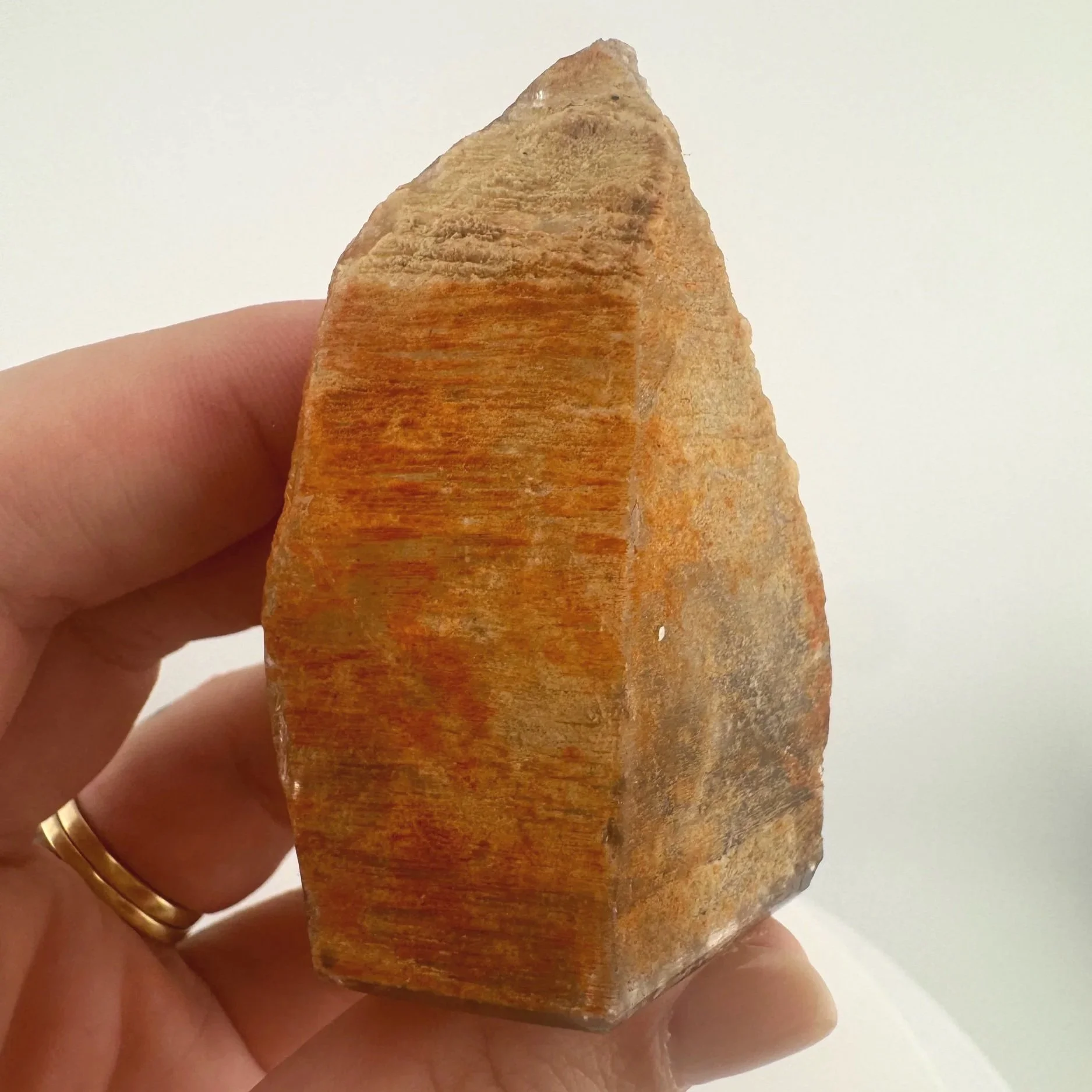 Igor de Souza Morion Tangerine Quartz Shaman Skull