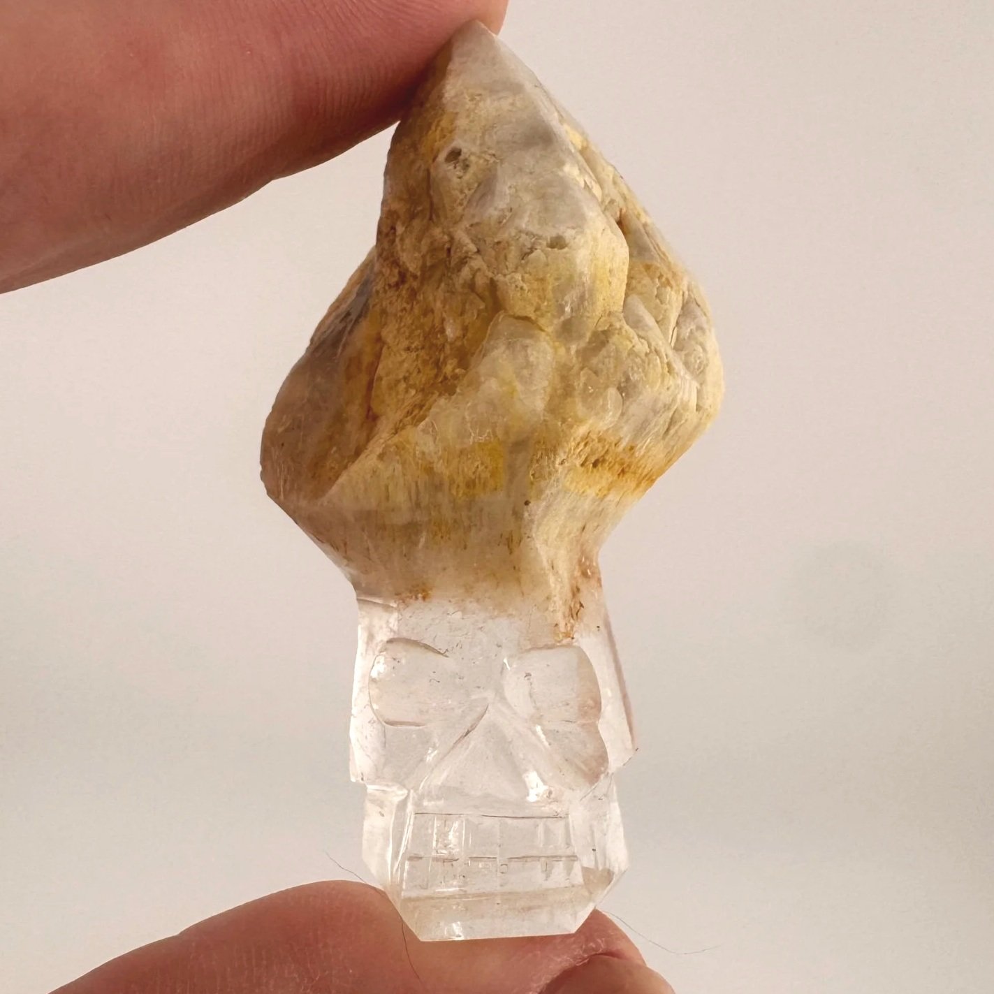 Igor de Souza Candle Quartz Shaman Skull