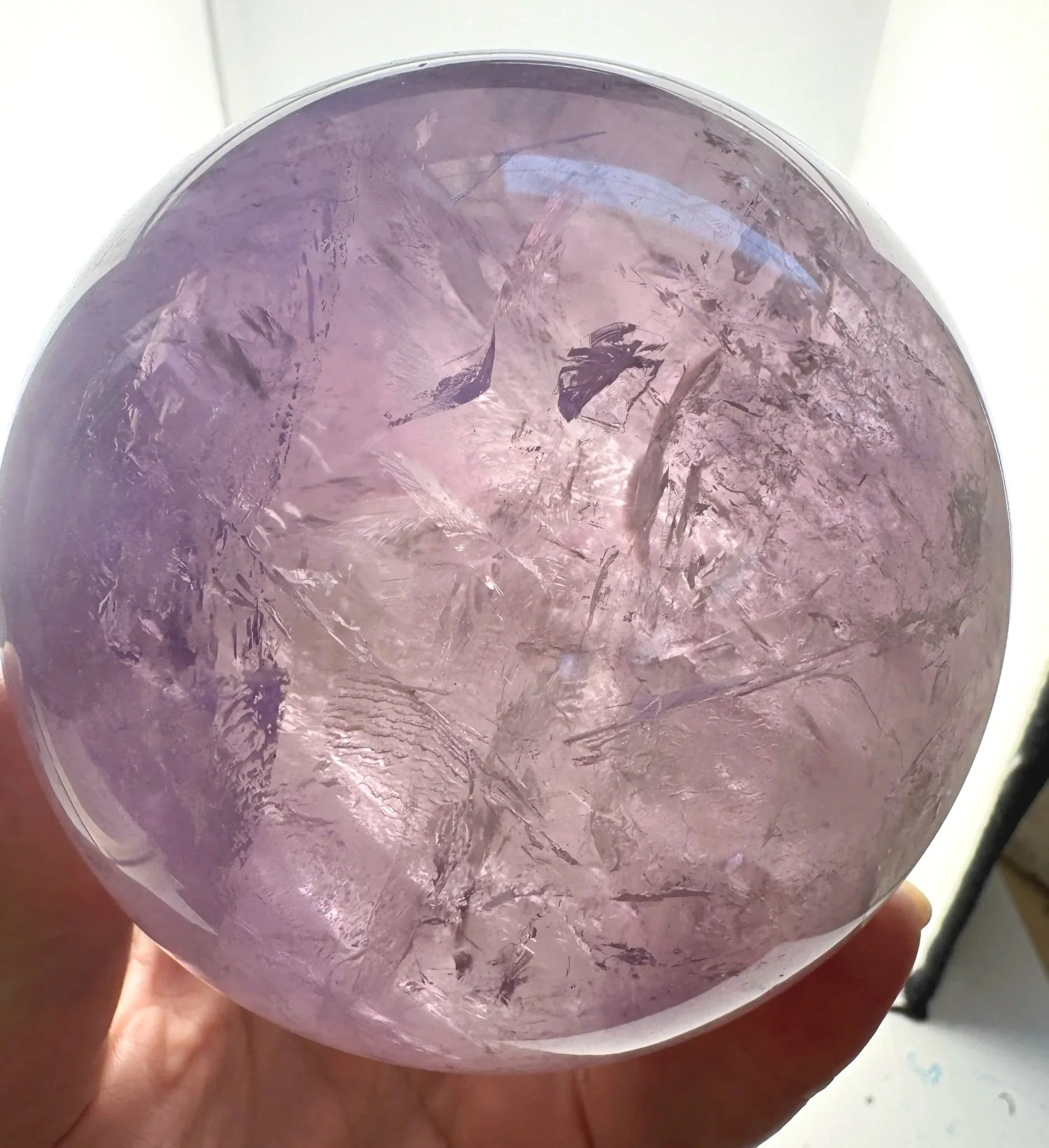 Leandro de Souza Elestial Amethyst Sphere