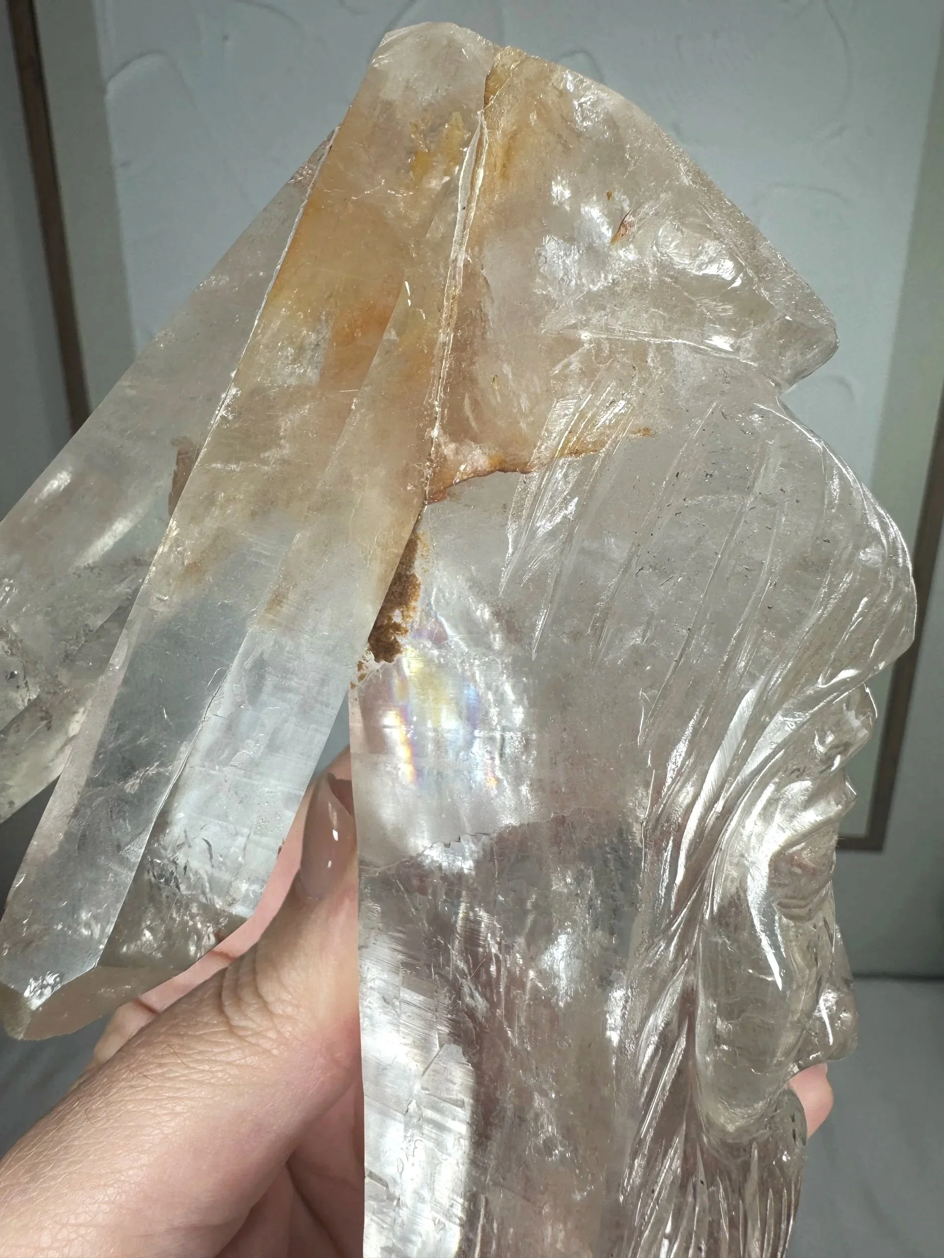Leandro de Souza Cathedral Quartz Jesus Wand