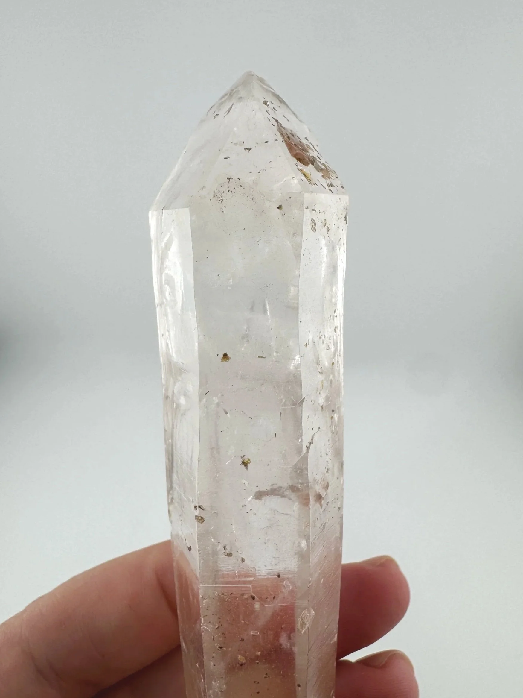 Leandro de Souza Cathedral Quartz Jesus Wand