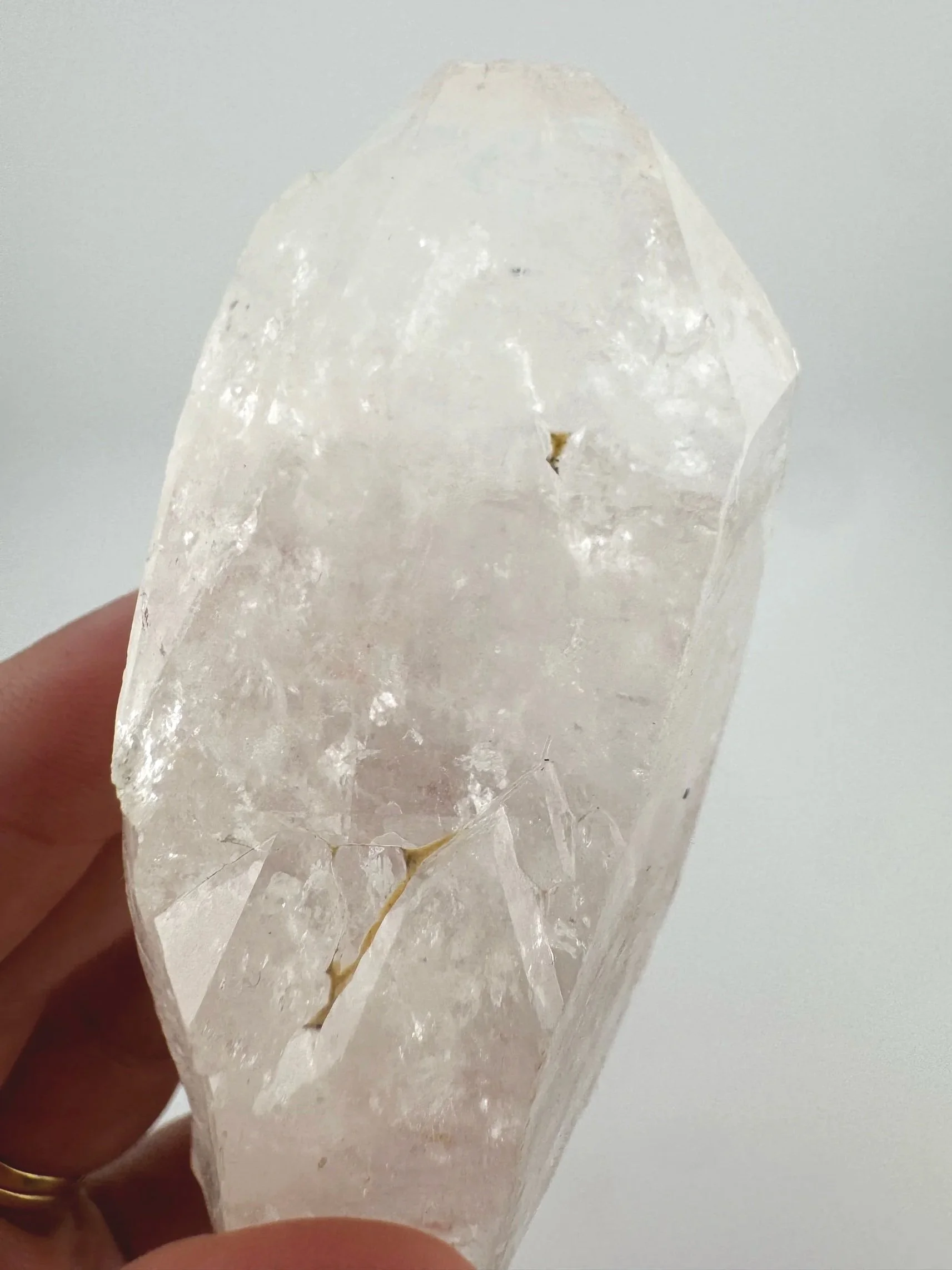 Leandro de Souza Cathedral Quartz Jesus Wand