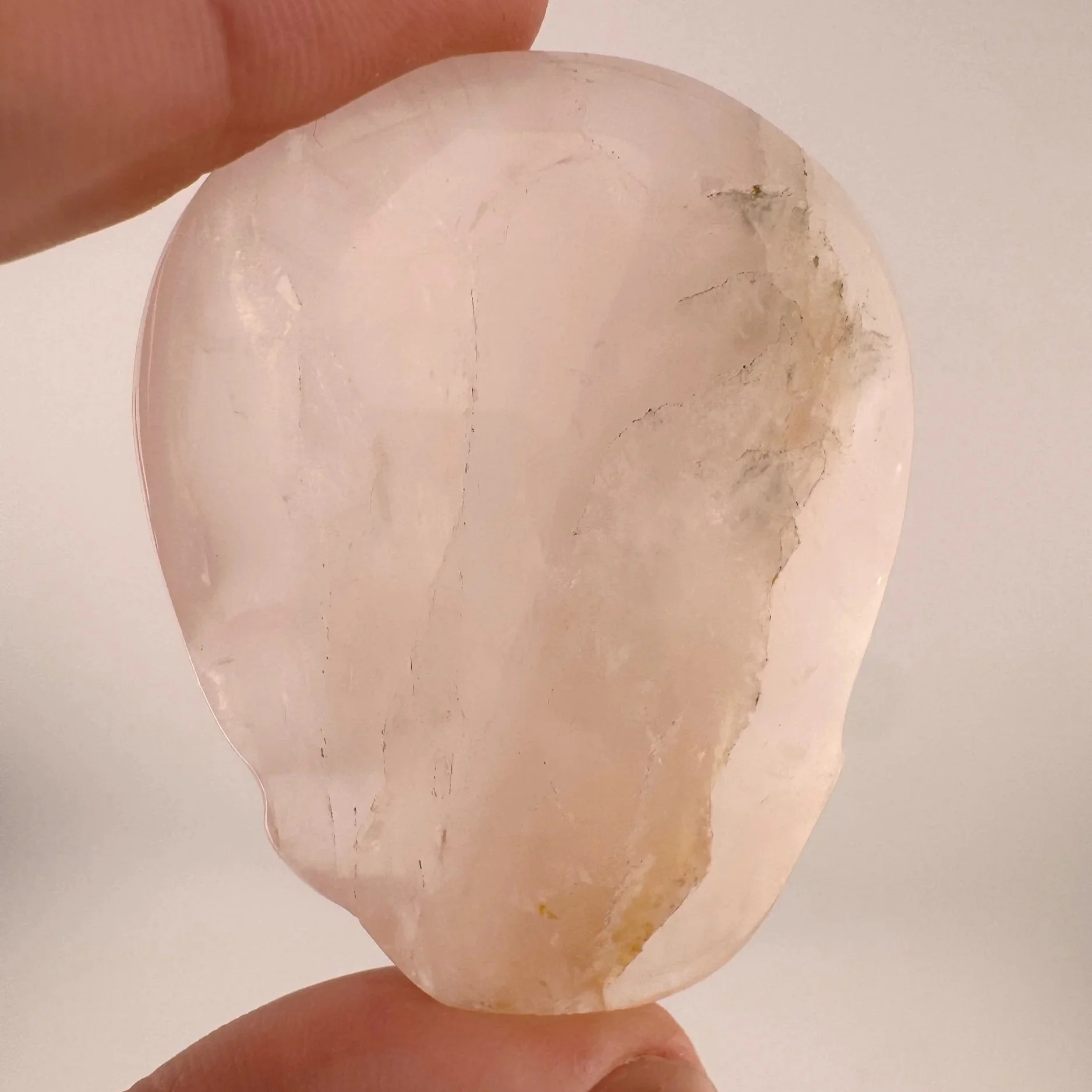 Leandro de Souza Rose Quartz Palm Skull