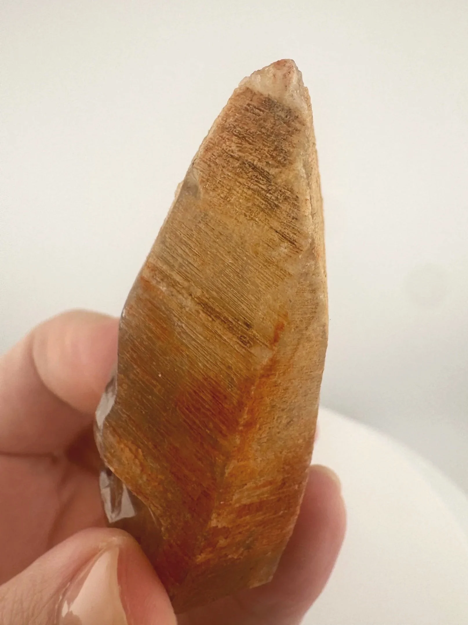 Igor de Souza Morion Tangerine Quartz Shaman Skull