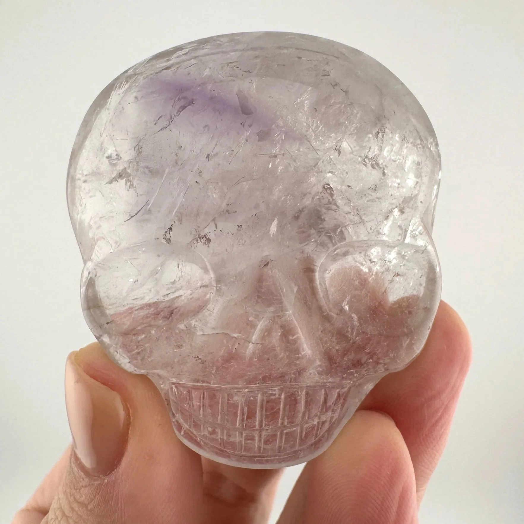 Leandro de Souza Phantom Amethyst Magical Child Palm Skull