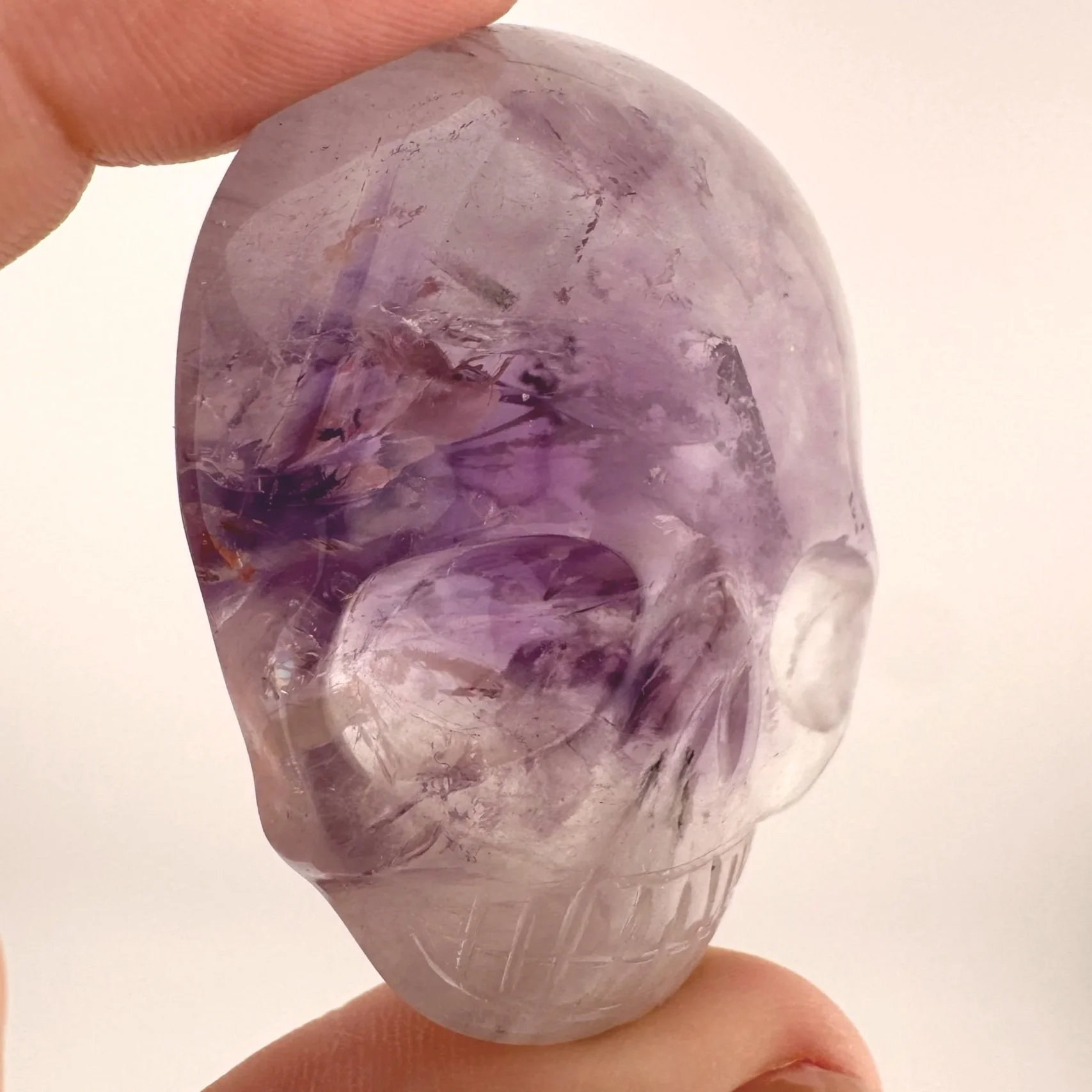 Leandro de Souza Phantom Amethyst Magical Child Palm Skull