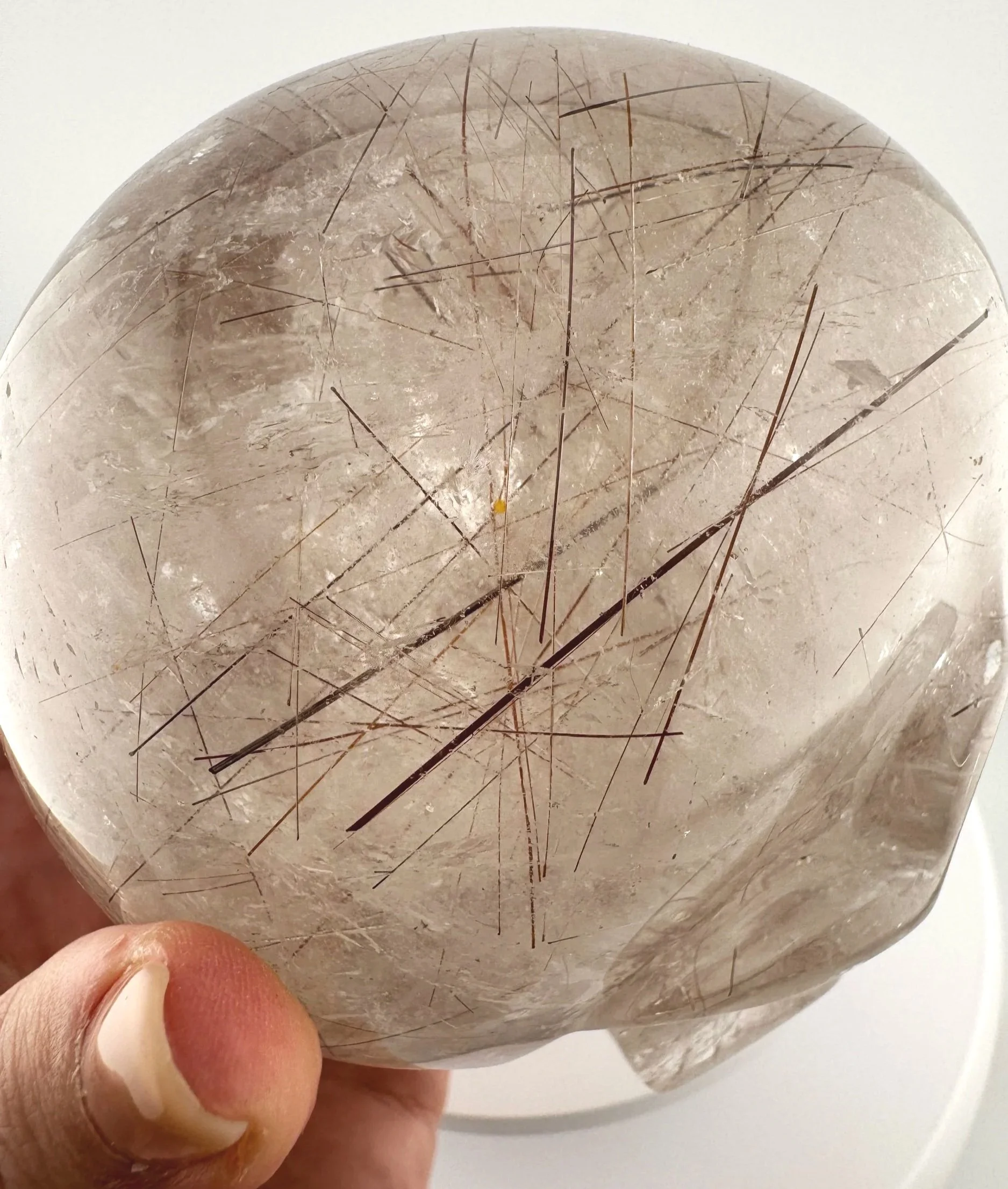 Leandro de Souza Red Rutile in Quartz Magical Child