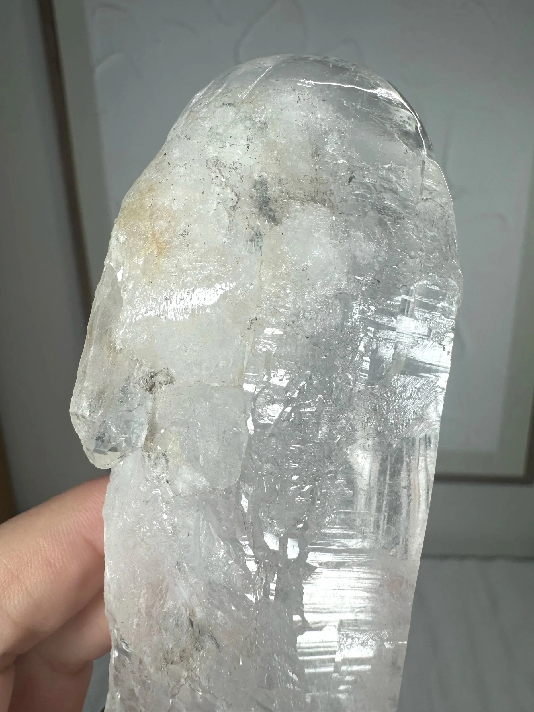 Leandro de Souza Cathedral Quartz Jesus Wand