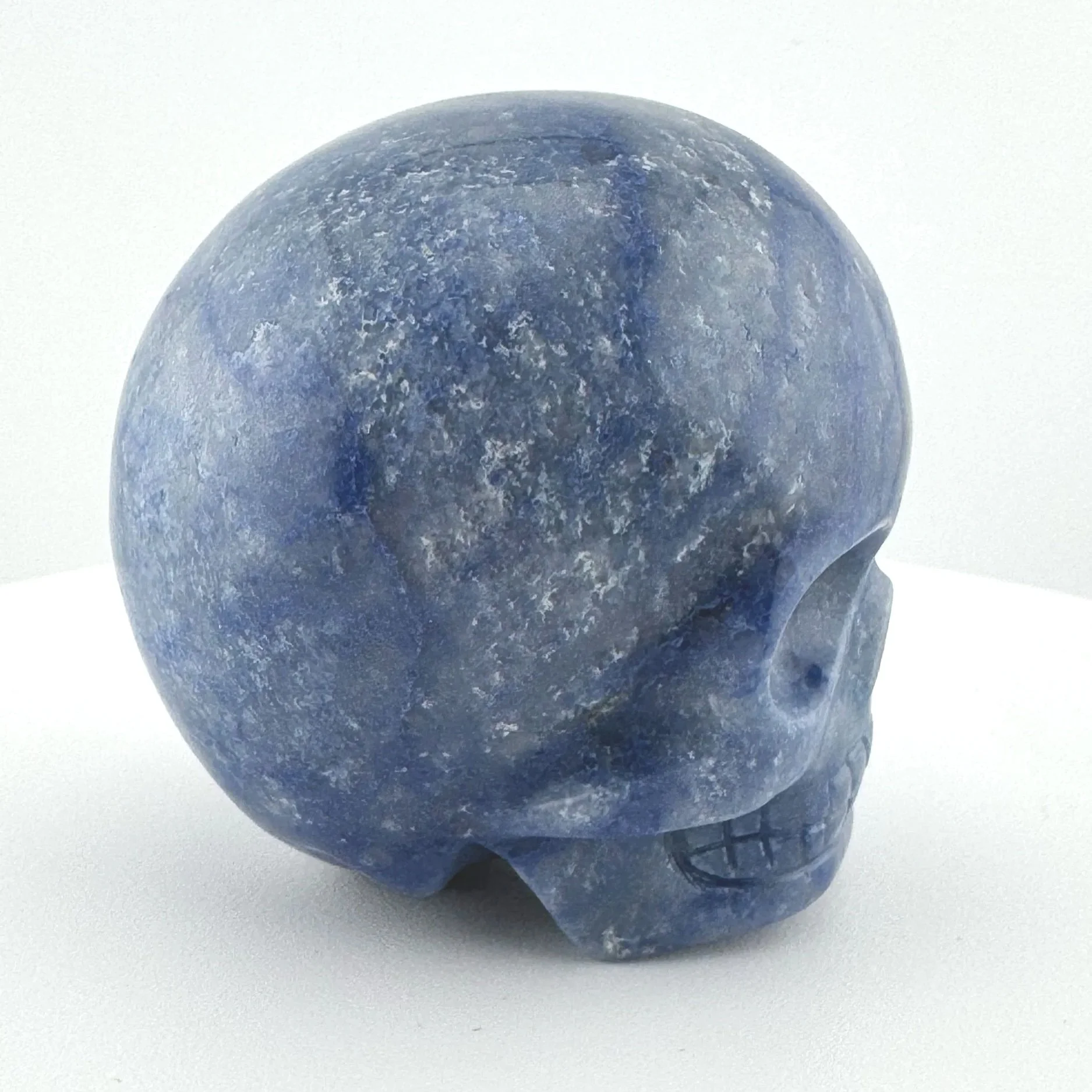 Leandro de Souza Blue Aventurine Magical Child Skull