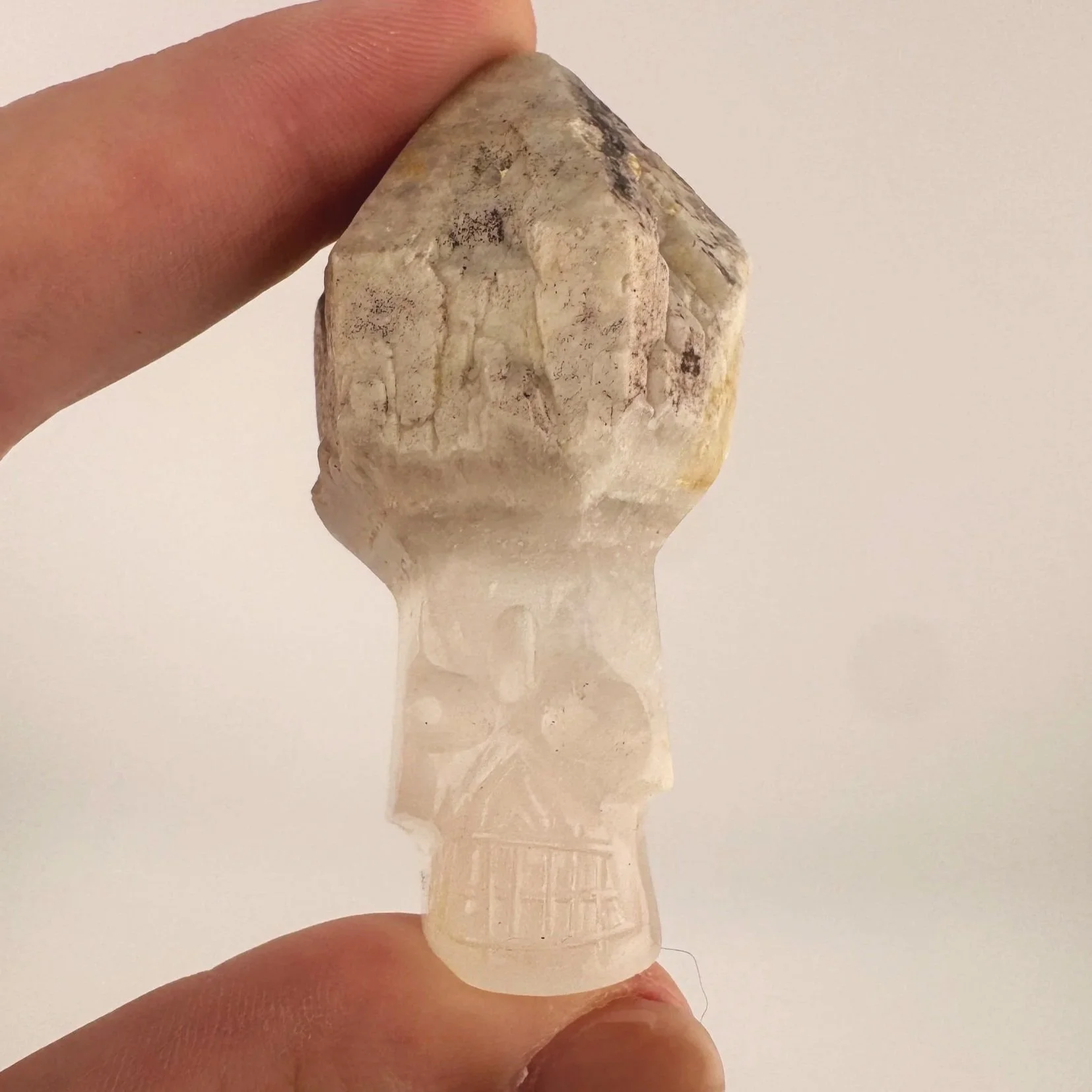 Igor de Souza Candle Quartz Shaman Skull