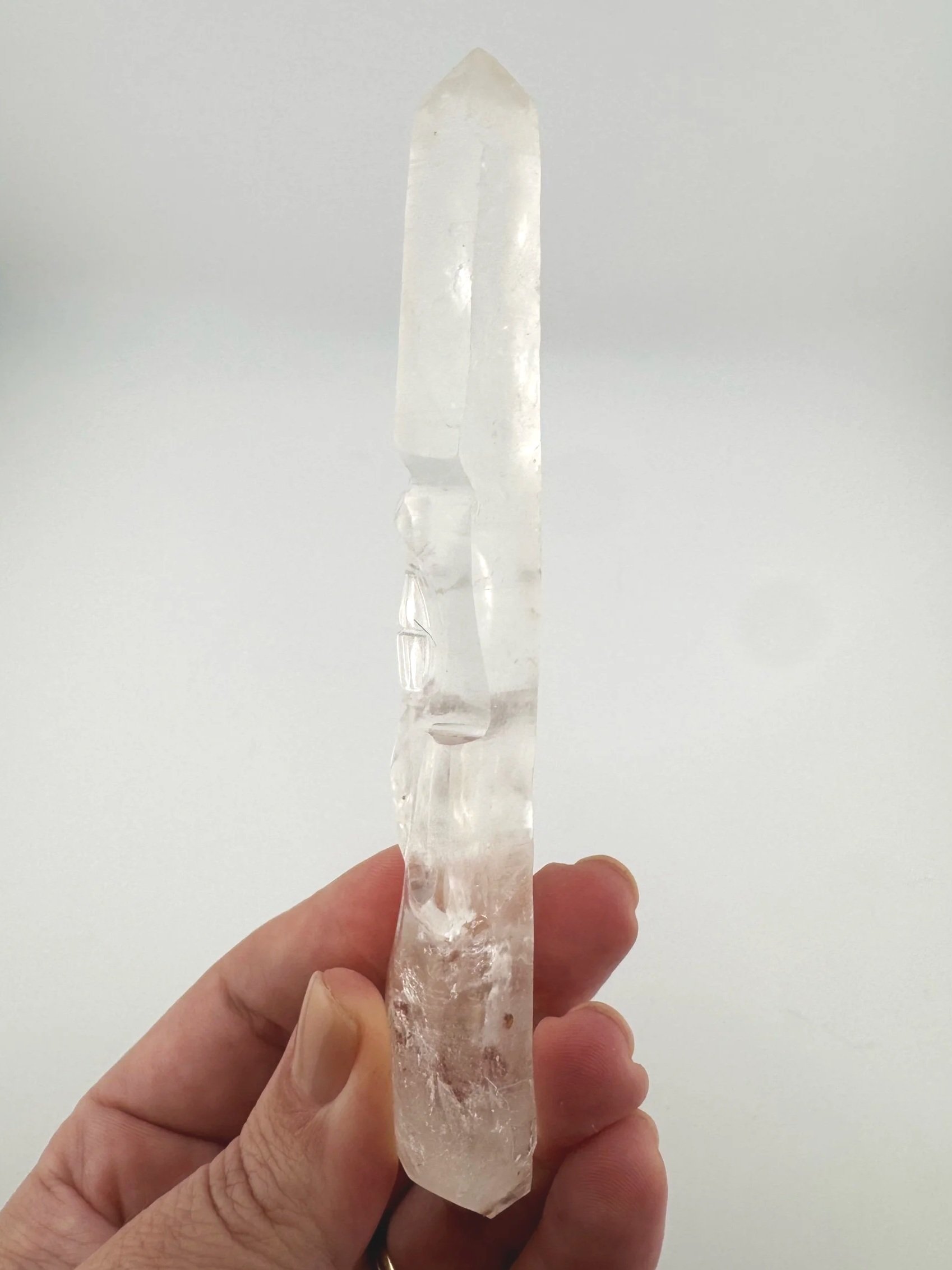 Leandro de Souza Cathedral Quartz Shaman Skull Wand