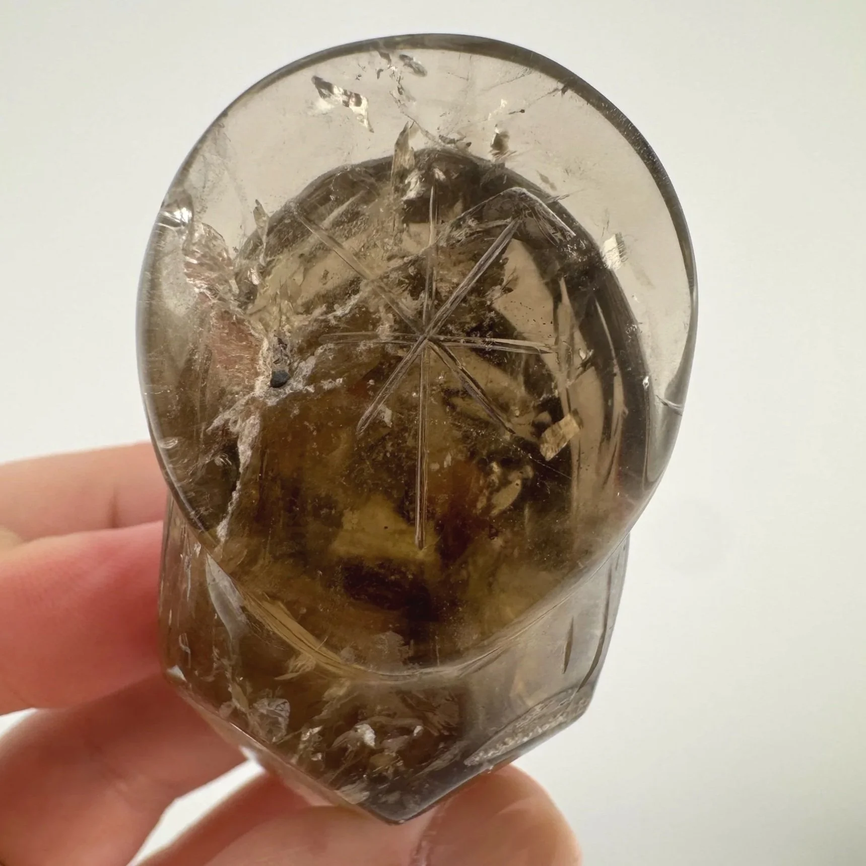 Leandro de Souza Smoky Citrine Jesus Carving