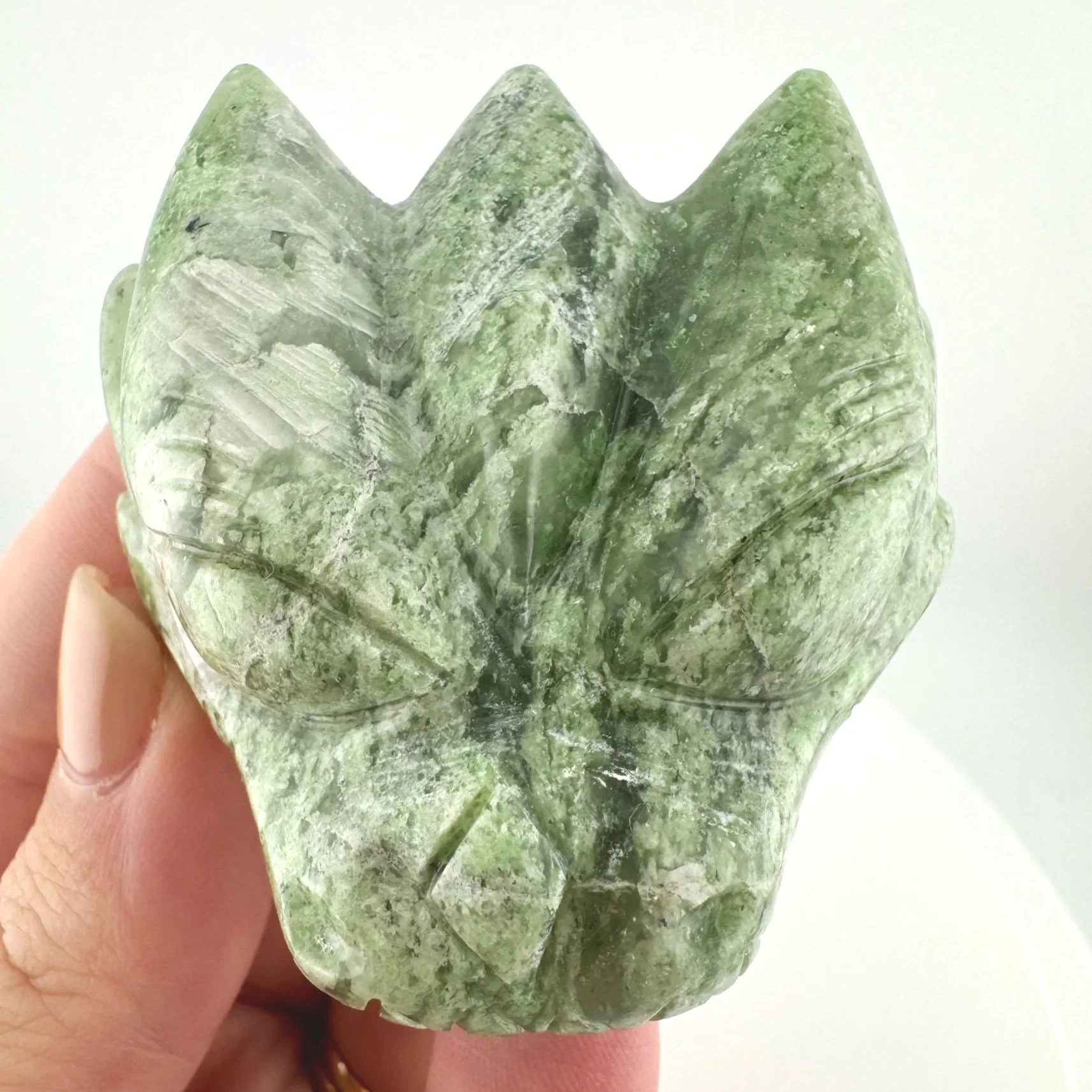 Leandro de Souza Chlorite Chalcedony Dragon Skull